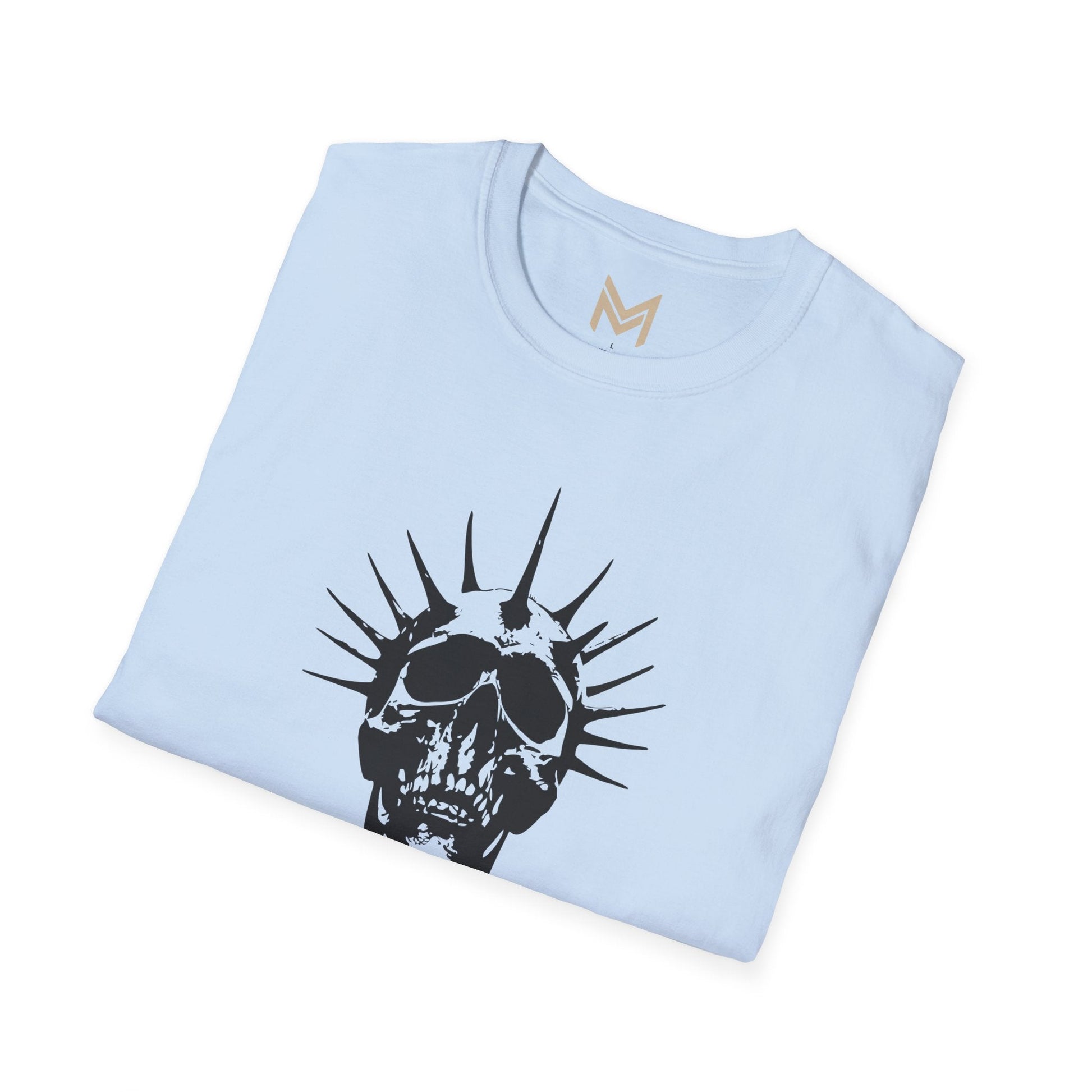 Edgy Skeleton Graphic Tee | Unisex Softstyle T-Shirt, Halloween Costume, Alternative Fashion, Gift for Him/Her, Casual Wear Printify