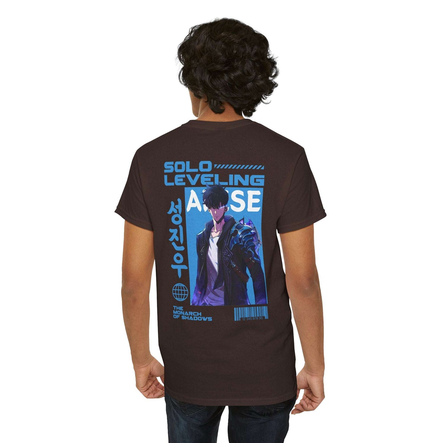 Solo Leveling Graphic Tee — Sung Jinwoo Anime-Inspired Shirt Maklenn Solo Leveling Graphic Tee — Sung Jinwoo Anime-Inspired Shirt T-Shirt Maklenn www.maklenn.com India 21.80