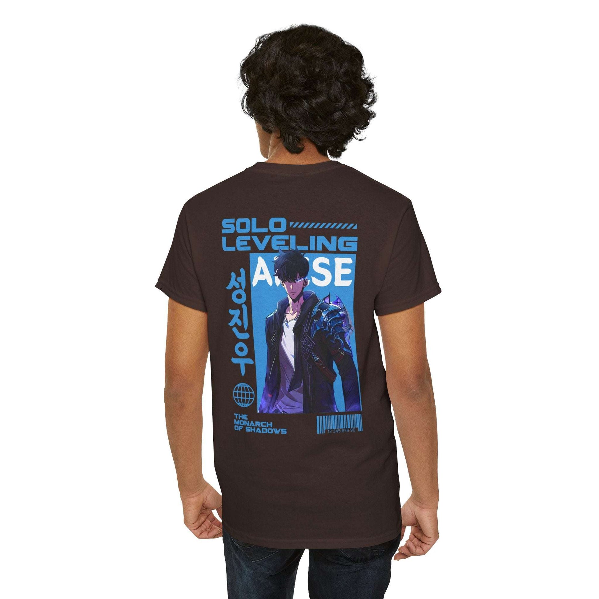 Solo Leveling Graphic Tee — Sung Jinwoo Anime-Inspired Shirt Maklenn Solo Leveling Graphic Tee — Sung Jinwoo Anime-Inspired Shirt T-Shirt Maklenn www.maklenn.com India 21.80