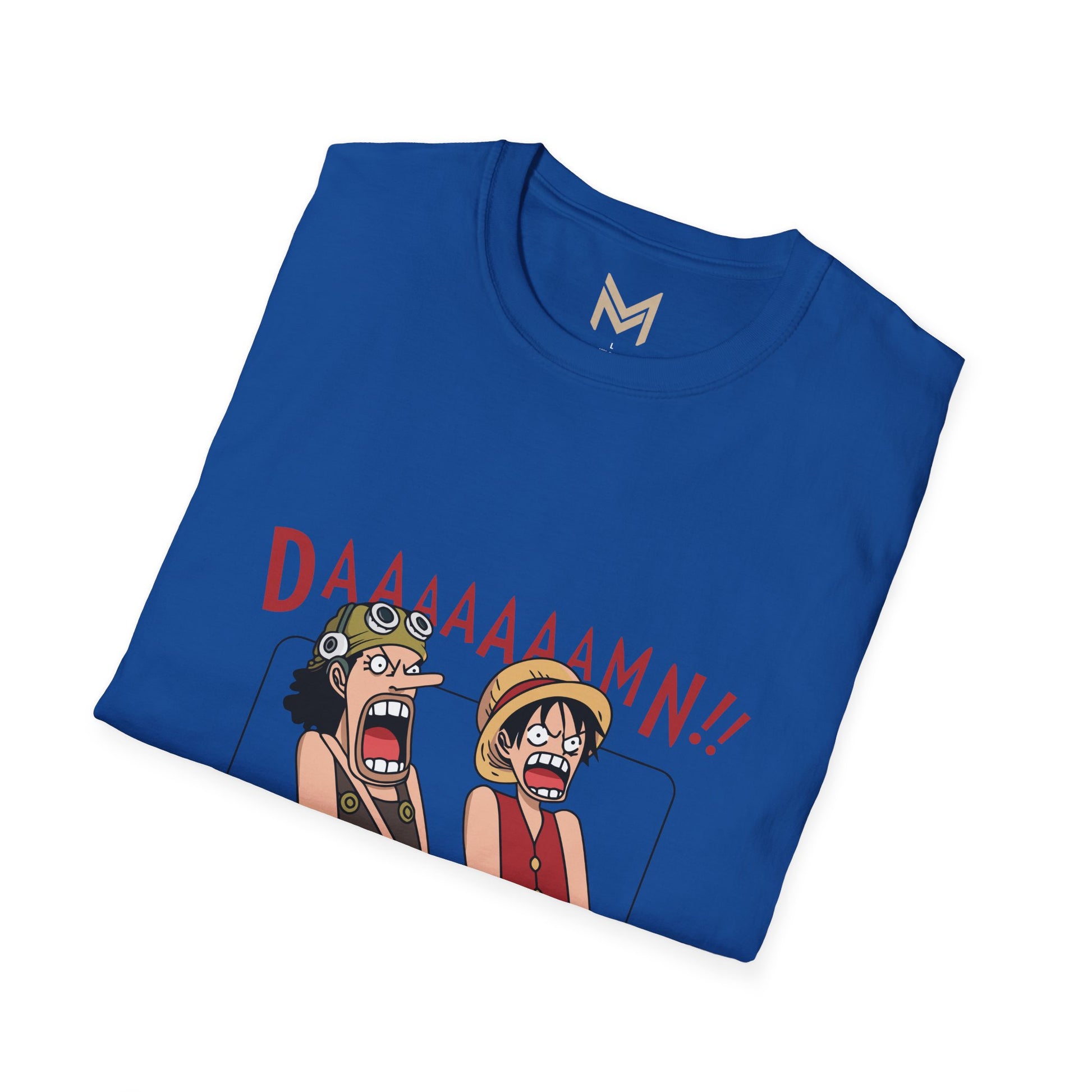 Funny Graphic Tee - DAAMMMN!! T-Shirt, Casual Wear, Gift for Friends, Anime Lovers, Birthday Gift, Everyday Humor Printify