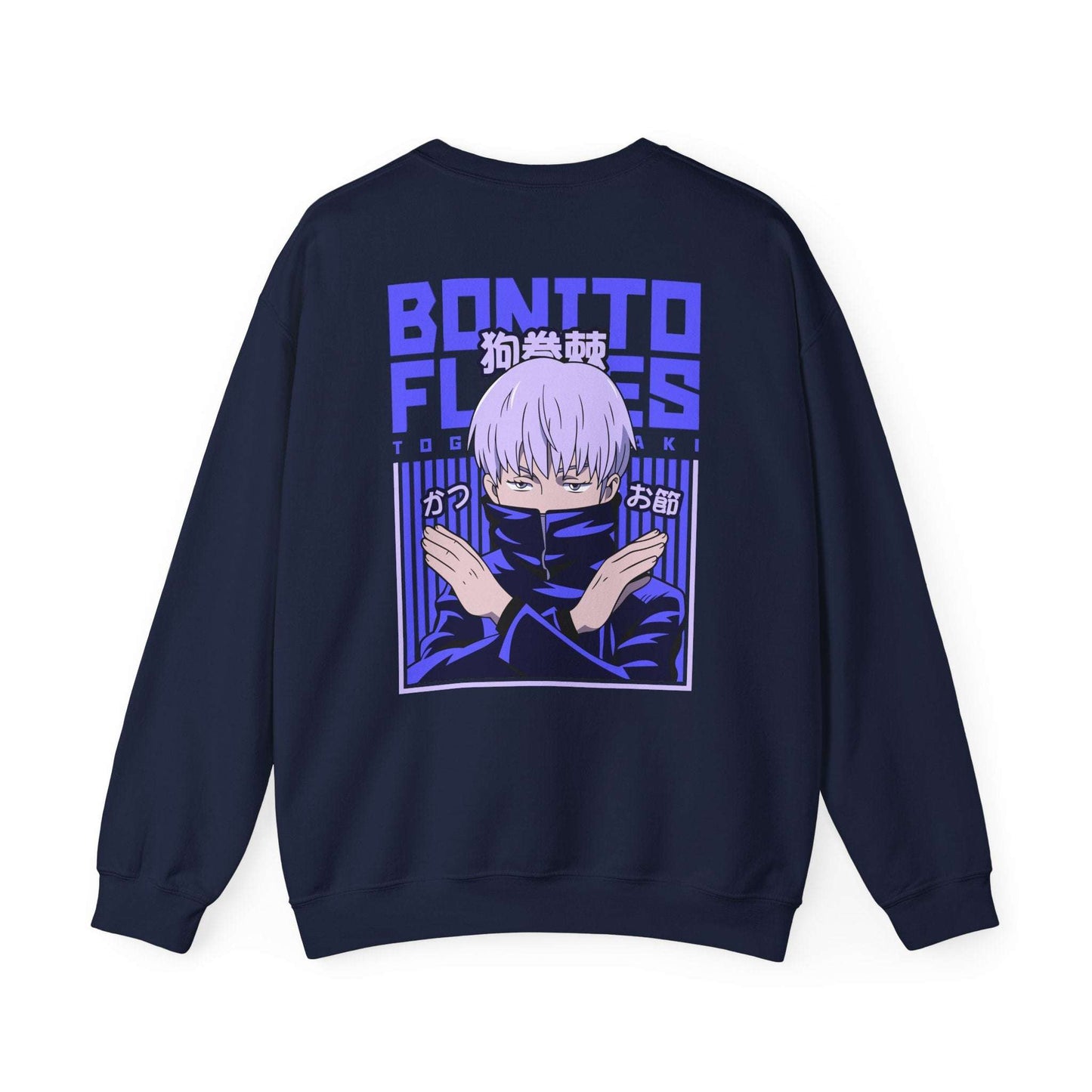 Anime Crewneck Sweatshirt — Jujutsu Kaisen Inspired Back Graphic (Gojo Satoru) Maklenn Anime Crewneck Sweatshirt — Jujutsu Kaisen Inspired Back Graphic (Gojo Satoru) Sweatshirt Maklenn www.maklenn.com India 33.23
