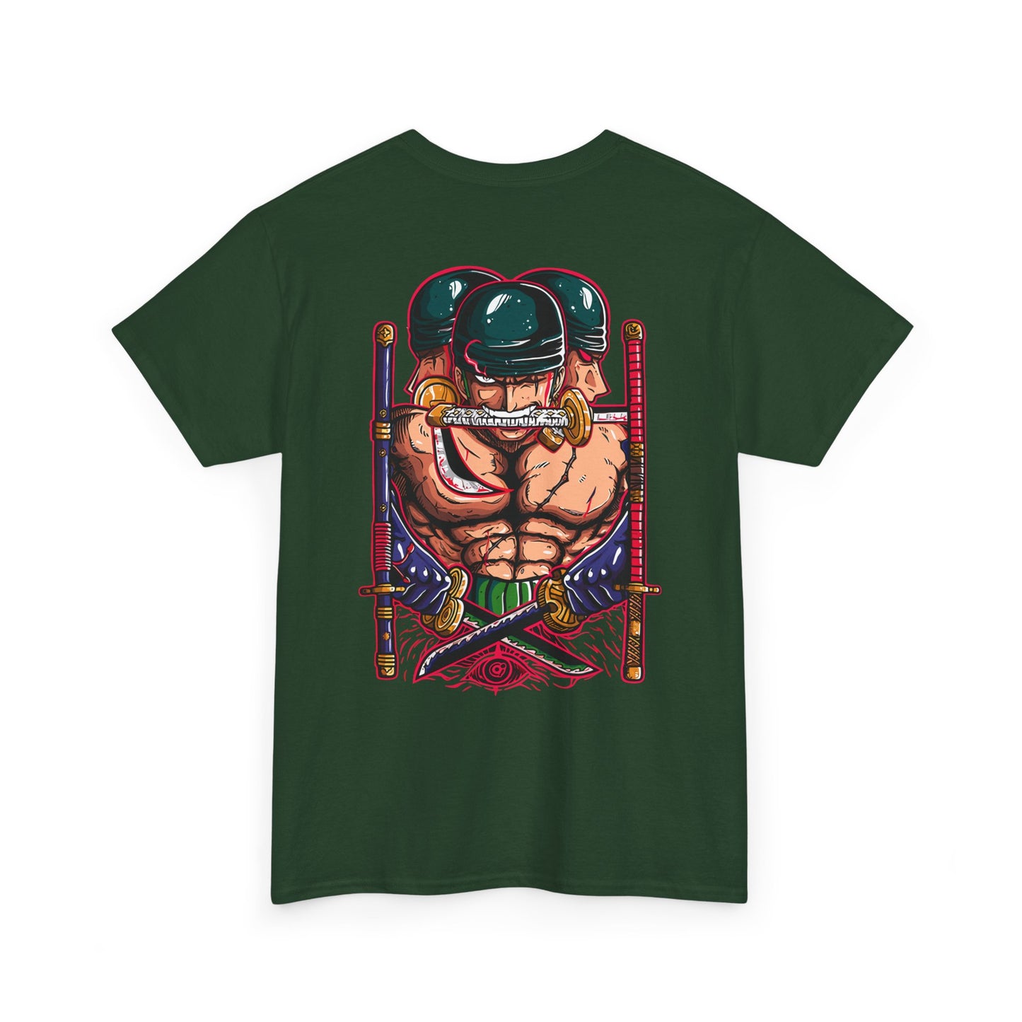 Samurai Warrior Graphic Tee — Bold Back-Print Anime Inspired T-Shirt
