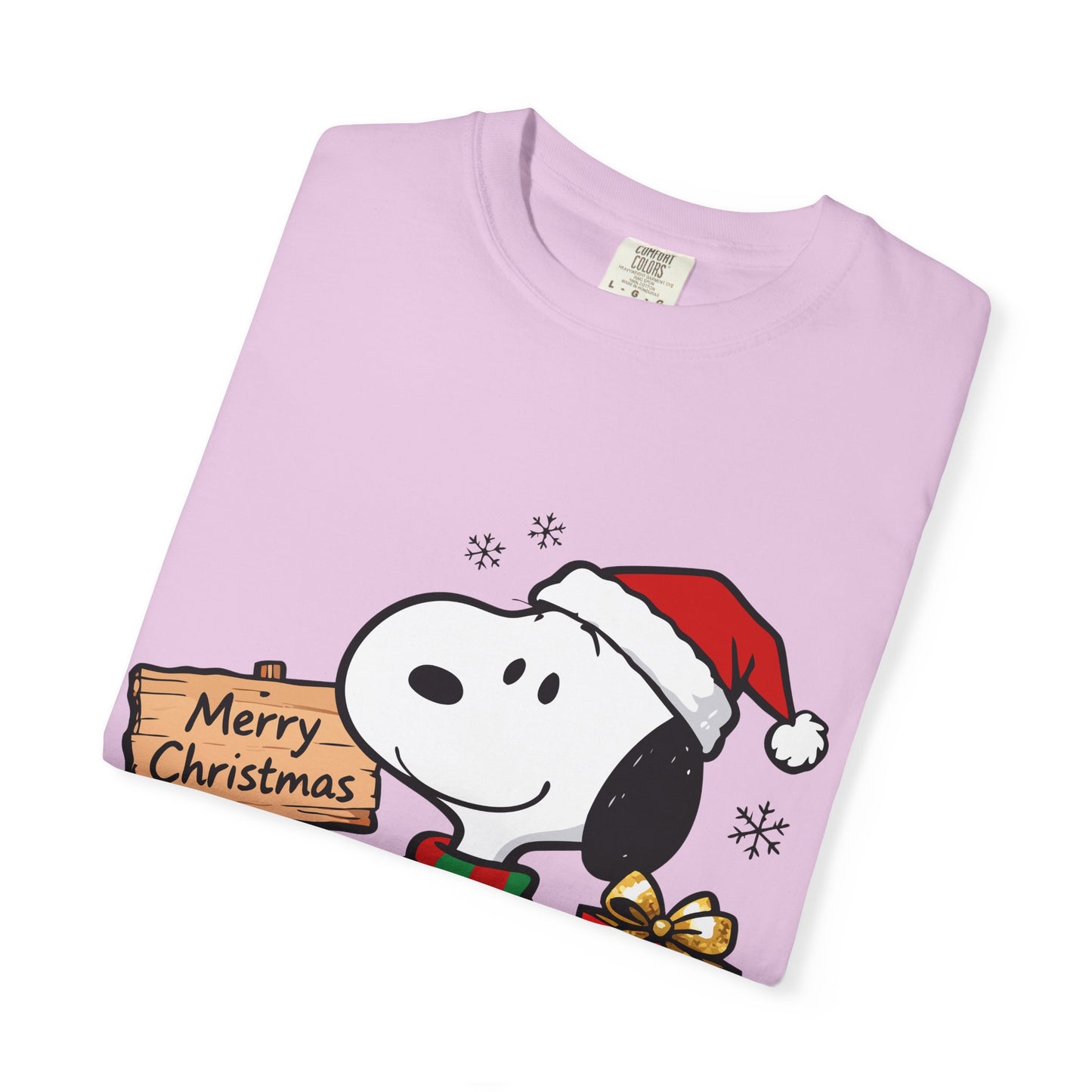 Snoopy Merry Christmas T-Shirt — Holiday Cartoon Dog Tee Printify