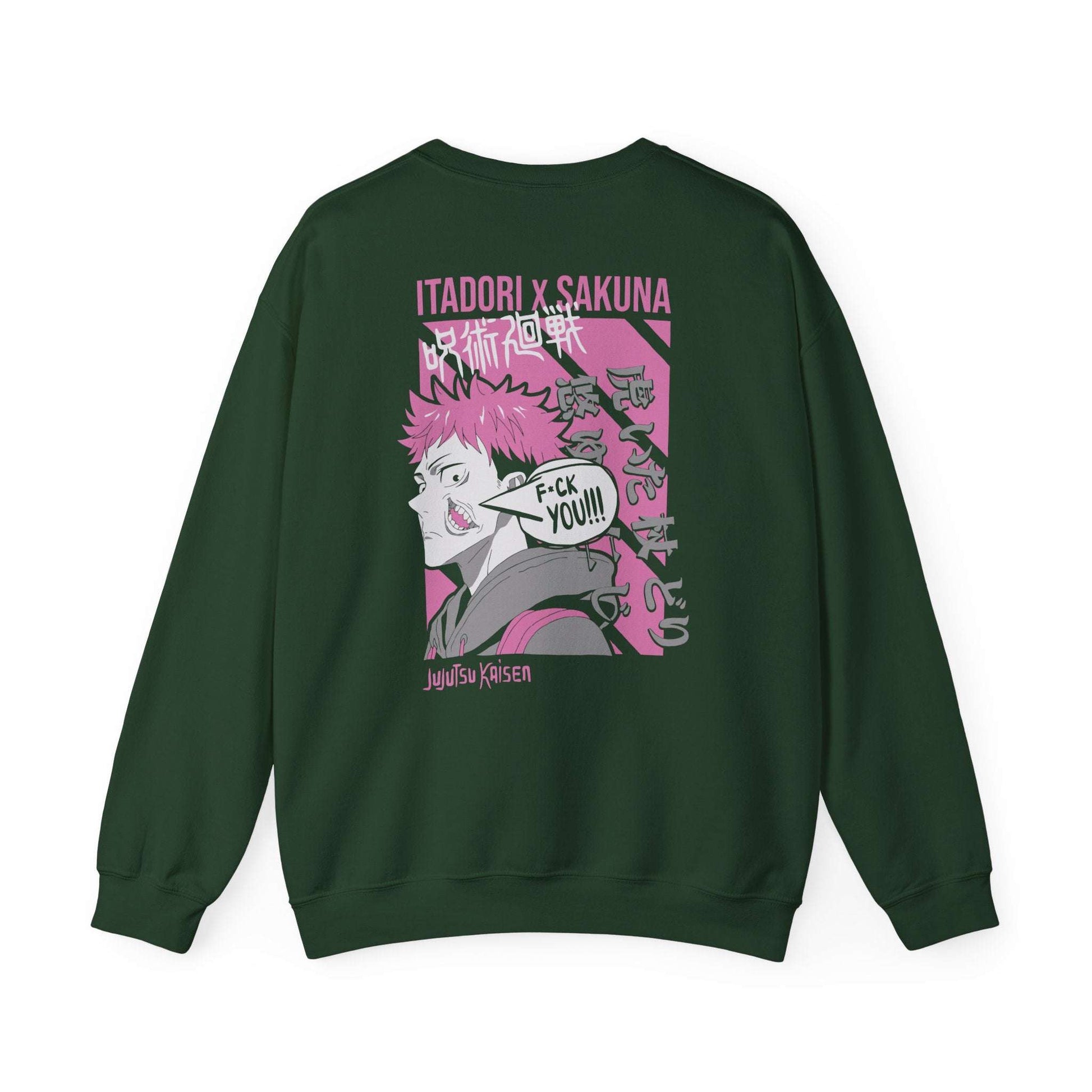 Jujutsu Kaisen Itadori x Sukuna Crewneck Sweatshirt — Anime Graphic Pullover Maklenn Jujutsu Kaisen Itadori x Sukuna Crewneck Sweatshirt — Anime Graphic Pullover Sweatshirt Maklenn www.maklenn.com India 32.23