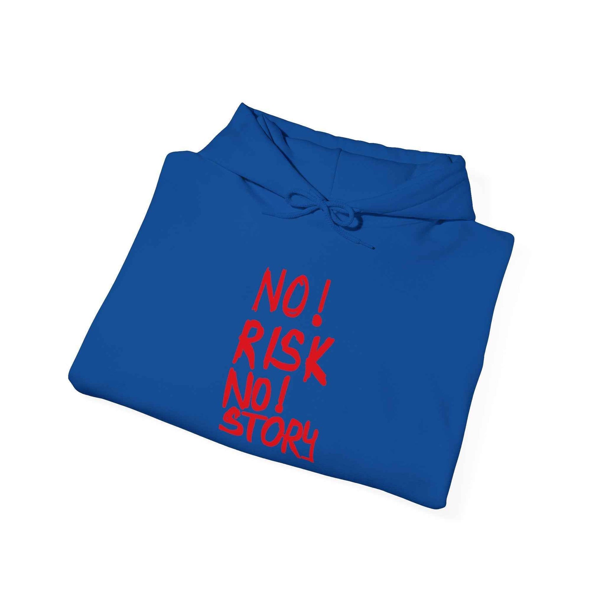 Risky Story Hoodie - Unisex Heavy Blend Sweatshirt, Motivational Apparel, Perfect for Gifting, Casual Wear, Year-Round Comfort