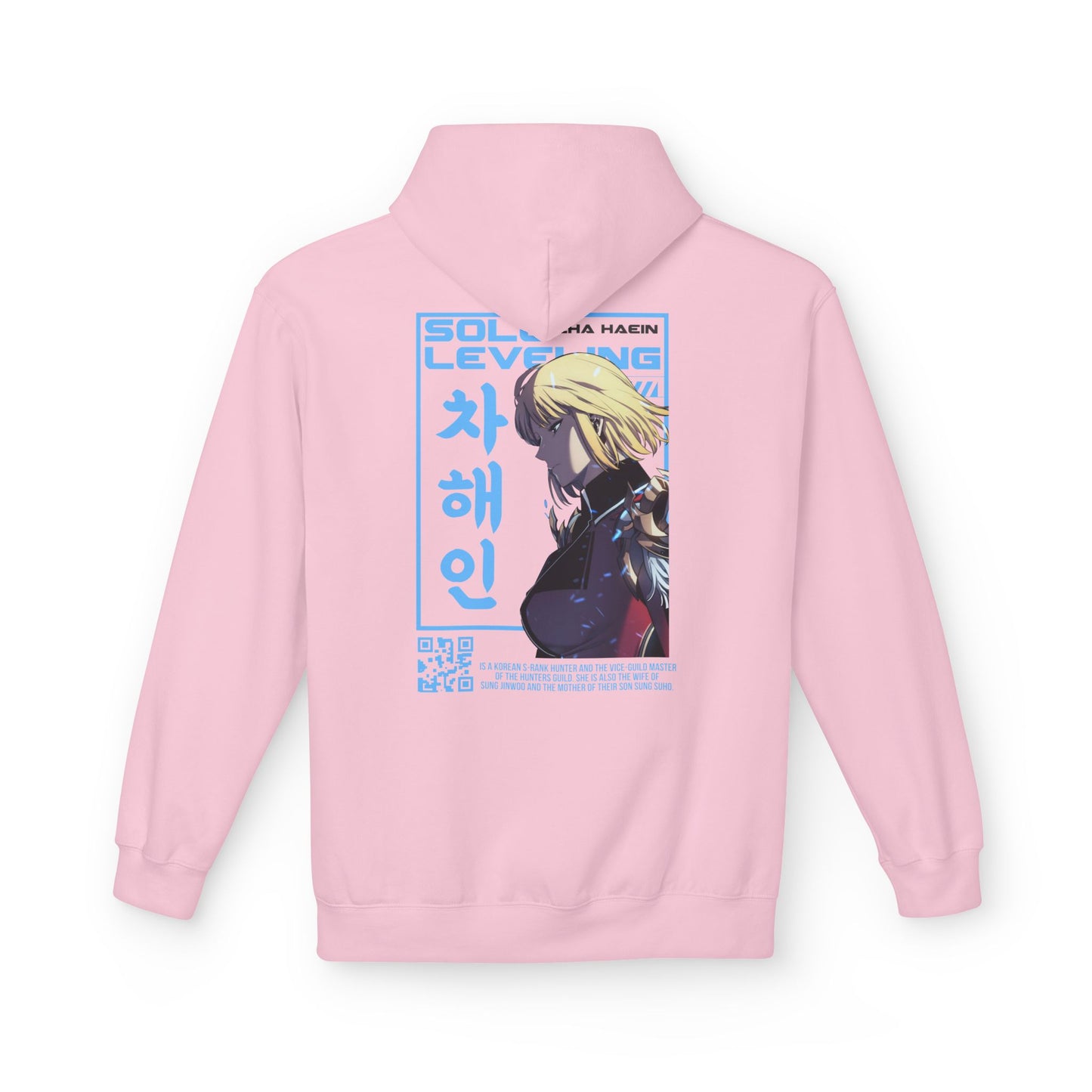 Hoodie — Solo Leveling Anime Graphic Pullover (Korean Text)