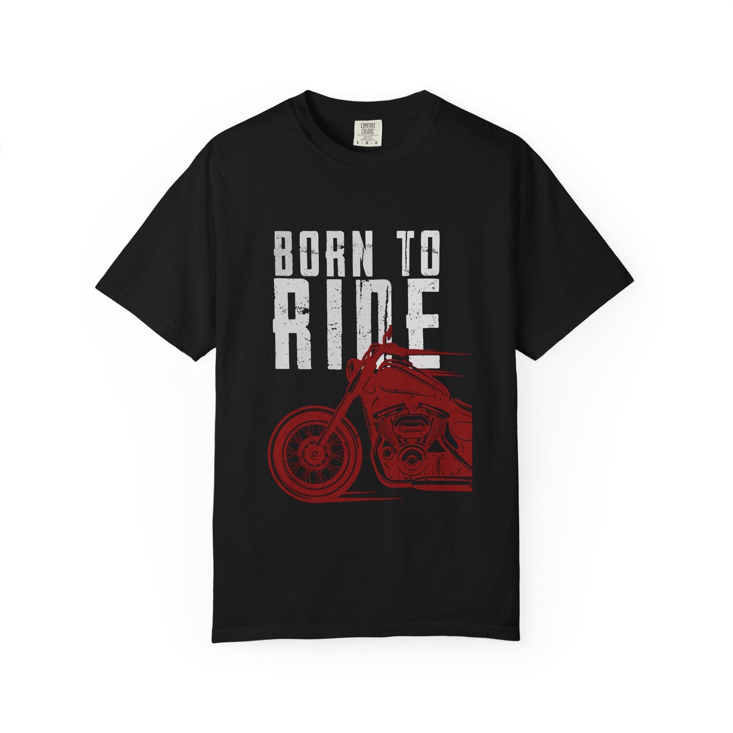 Born to Ride Motorcycle T-Shirt, Unisex Tee, Biker Apparel, Gift for Motorcycle Lovers, Casual Wear, Adventure Enthusiast Shirt Printify