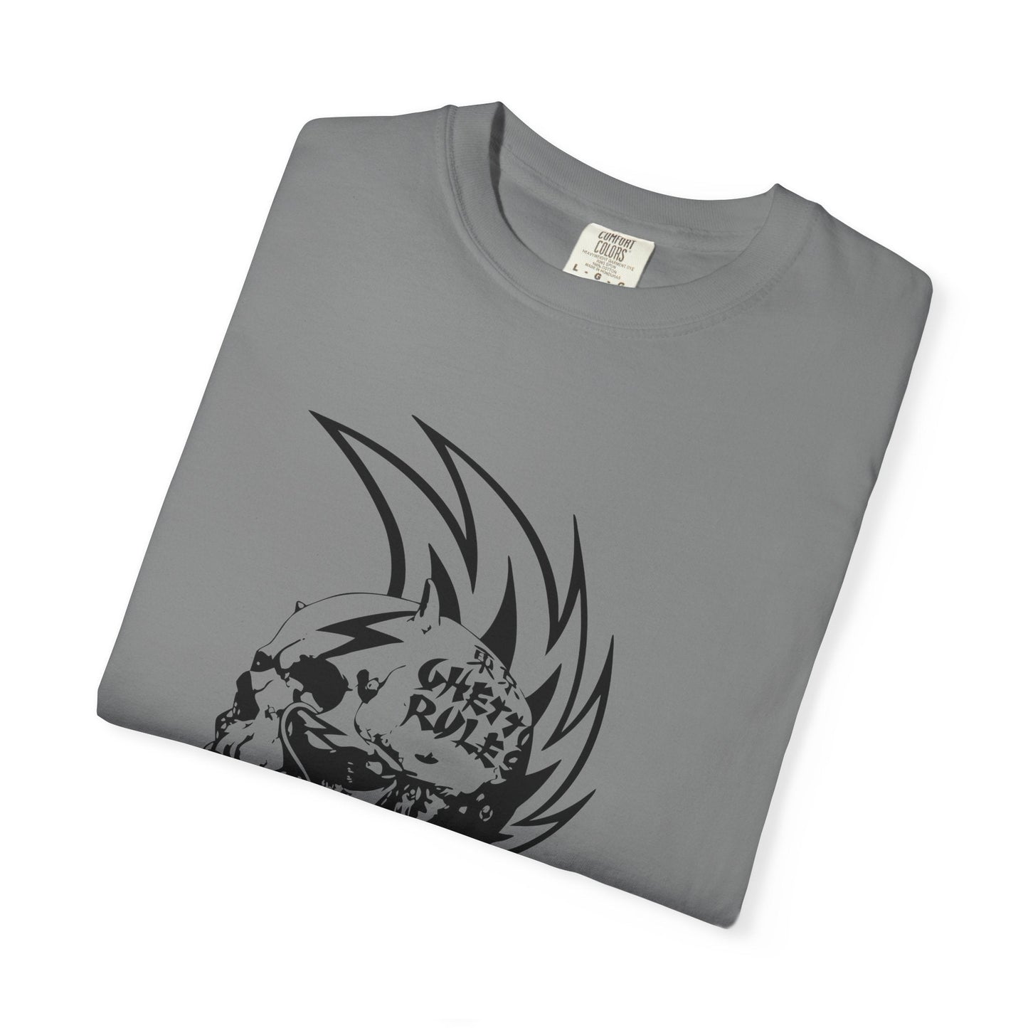 Punk Skull Graphic T-shirt for Unisex, Emo Fashion Tee, Edgy Streetwear, Gift for Music Lovers, Halloween Costume - Maklenn