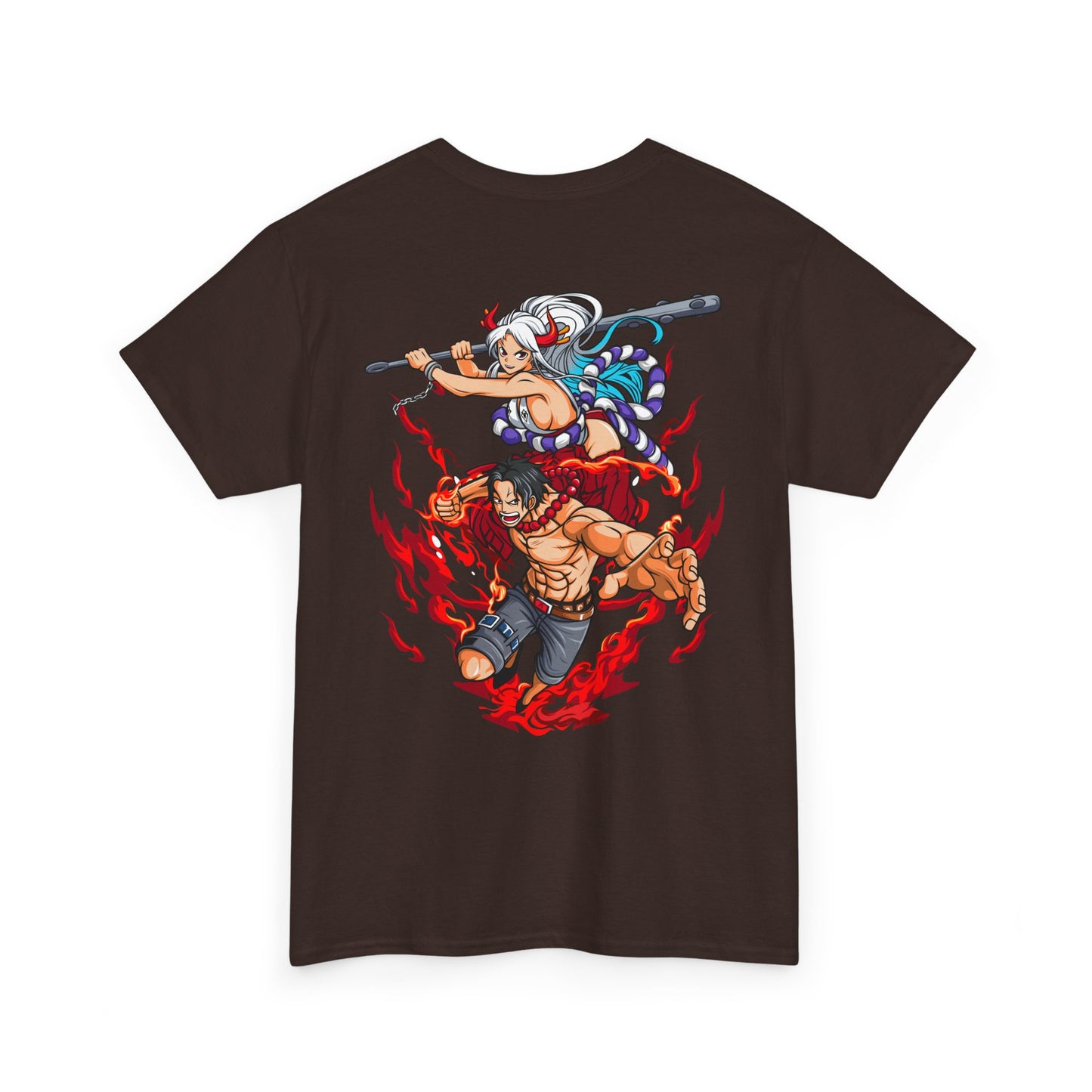 One Piece Anime T-Shirt — Luffy & Whitebeard Battle Graphic Tee