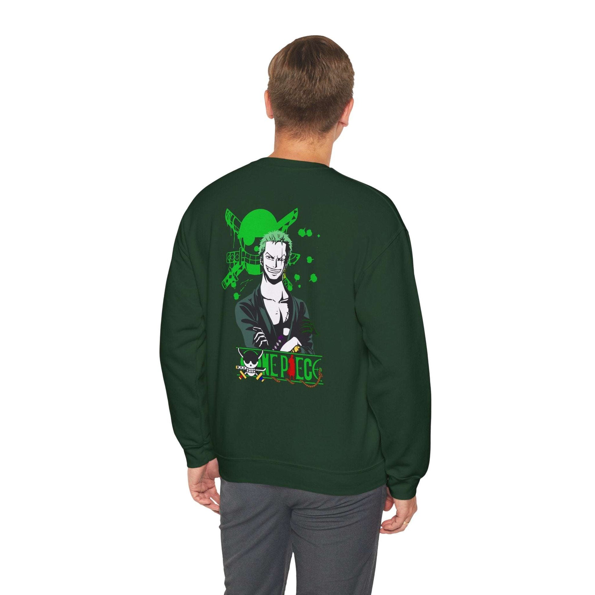 One Piece Zoro Graphic Sweatshirt — Anime Pirate Crewneck Maklenn One Piece Zoro Graphic Sweatshirt — Anime Pirate Crewneck Sweatshirt Maklenn www.maklenn.com India 33.23