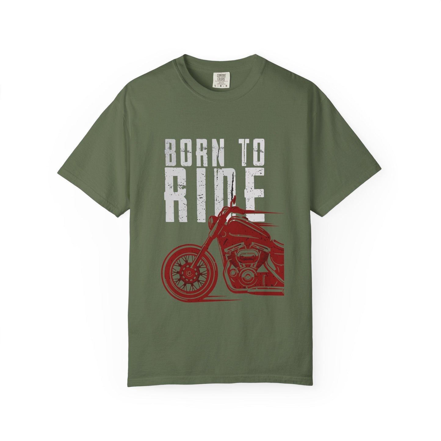 Born to Ride Motorcycle T-Shirt, Unisex Tee, Biker Apparel, Gift for Motorcycle Lovers, Casual Wear, Adventure Enthusiast Shirt - Maklenn