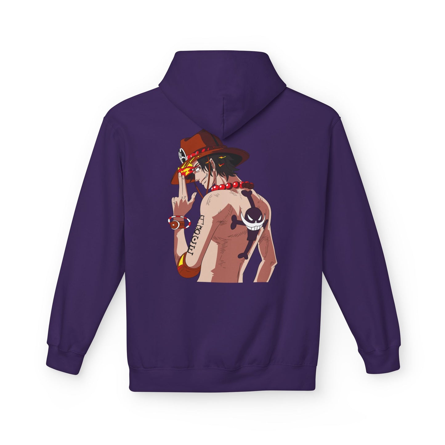 One Piece Ace Graphic Hoodie — Anime Pirate Crew Sweatshirt