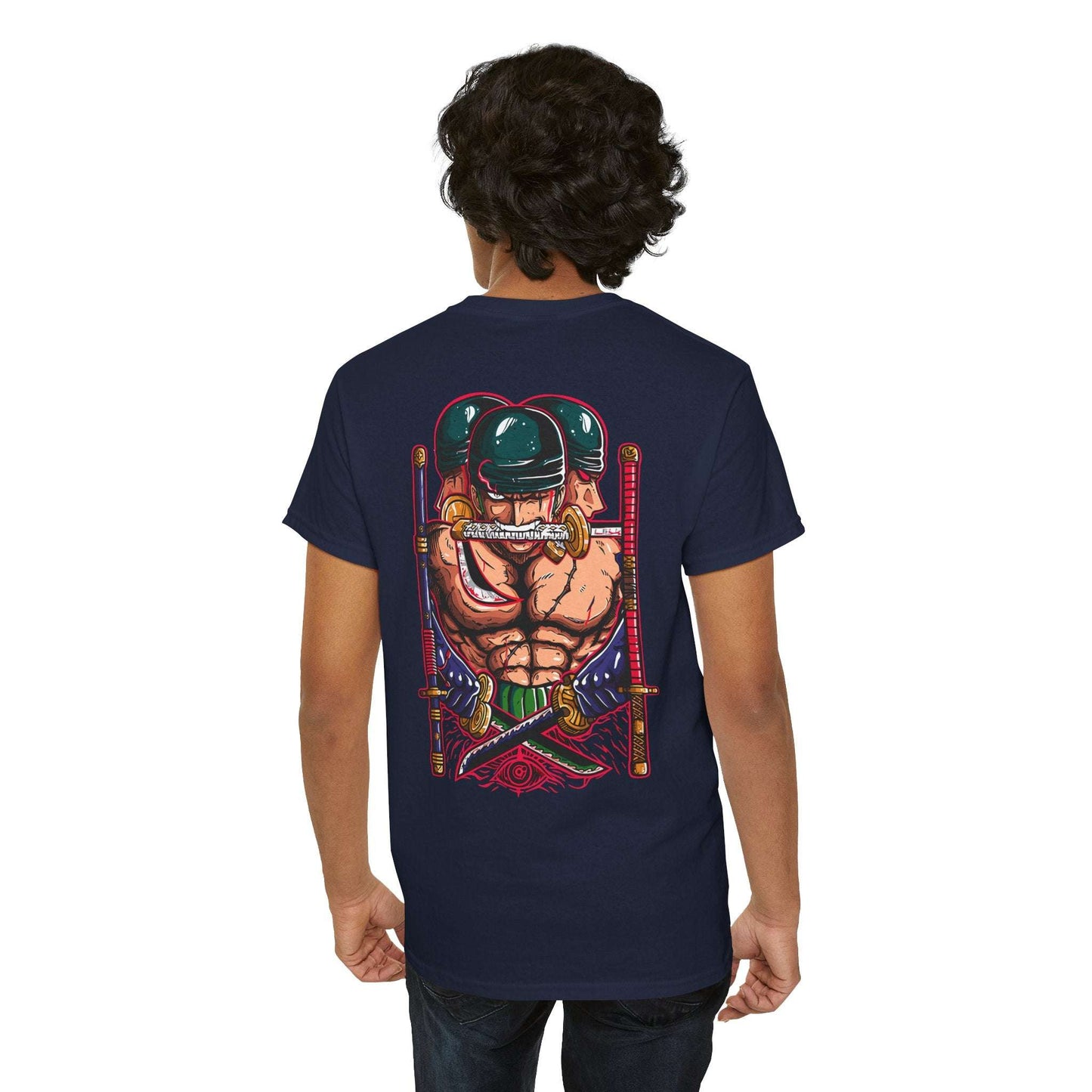 Samurai Warrior Graphic Tee — Bold Back-Print Anime Inspired T-Shirt Maklenn Samurai Warrior Graphic Tee — Bold Back-Print Anime Inspired T-Shirt T-Shirt Maklenn www.maklenn.com India 21.80