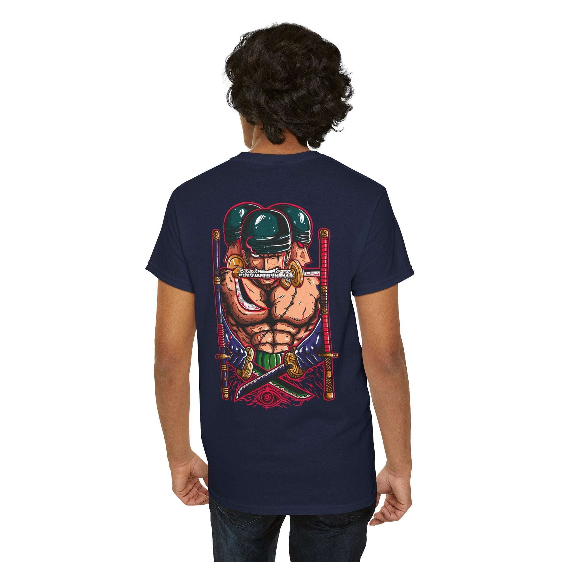 Samurai Warrior Graphic Tee — Bold Back-Print Anime Inspired T-Shirt Maklenn Samurai Warrior Graphic Tee — Bold Back-Print Anime Inspired T-Shirt T-Shirt Maklenn www.maklenn.com India 21.80