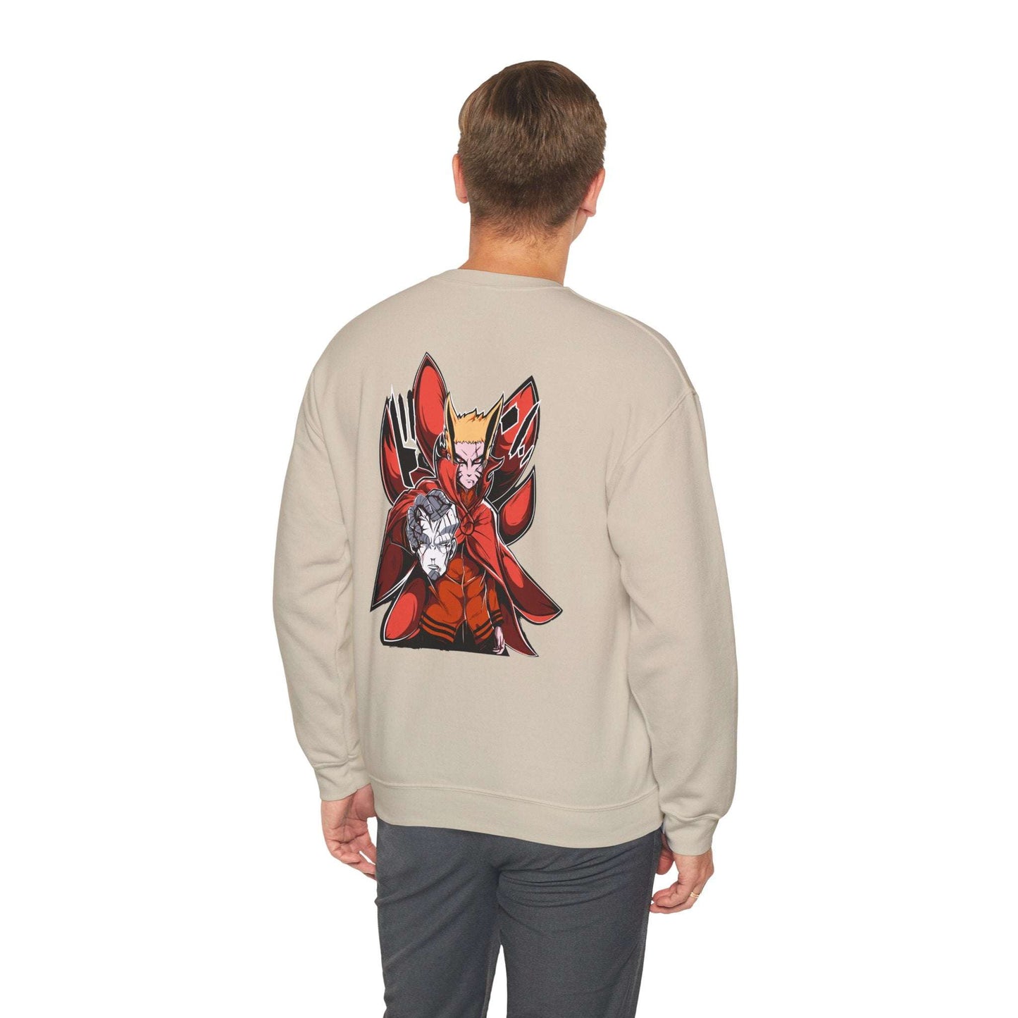 Anime Red Demon Crewneck Sweatshirt — Naruto-Inspired Kurama & Shadow Art Maklenn Anime Red Demon Crewneck Sweatshirt — Naruto-Inspired Kurama & Shadow Art Sweatshirt Maklenn www.maklenn.com India 33.23