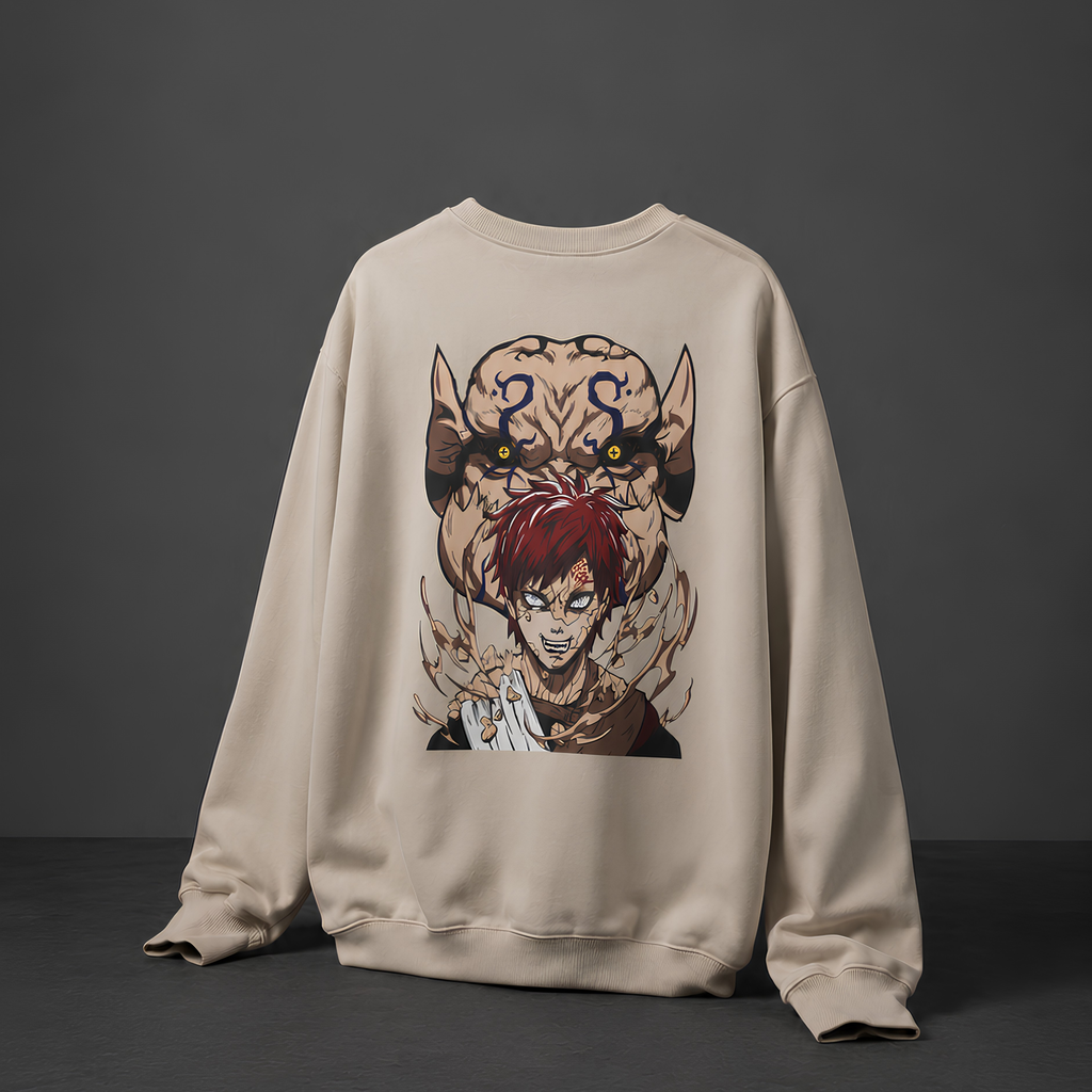Gaara Demon of the Sand Naruto anime sweatshirt