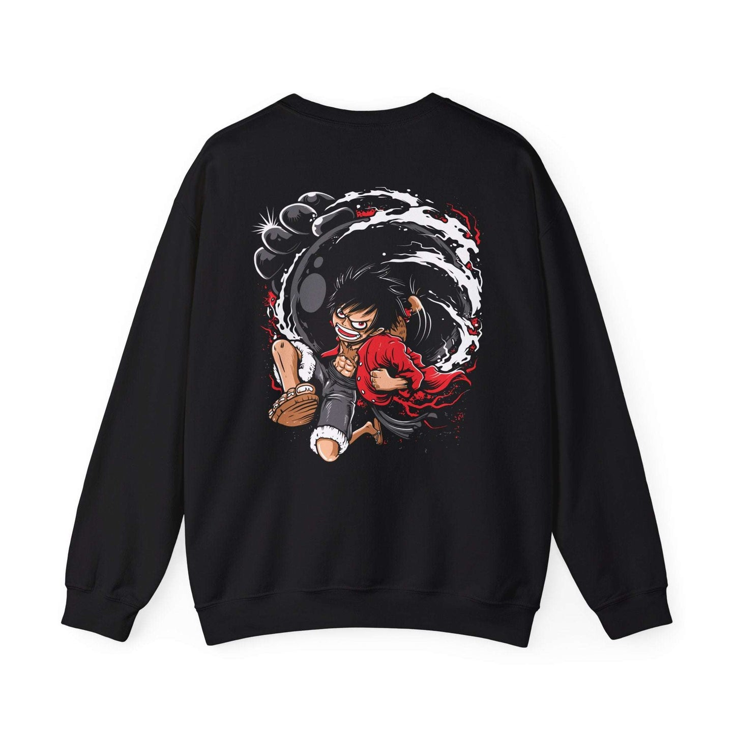 One Piece Luffy Gear 4 Crewneck Sweatshirt — Anime Pirate Straw Hat Design Maklenn One Piece Luffy Gear 4 Crewneck Sweatshirt — Anime Pirate Straw Hat Design Sweatshirt Maklenn www.maklenn.com India 33.23