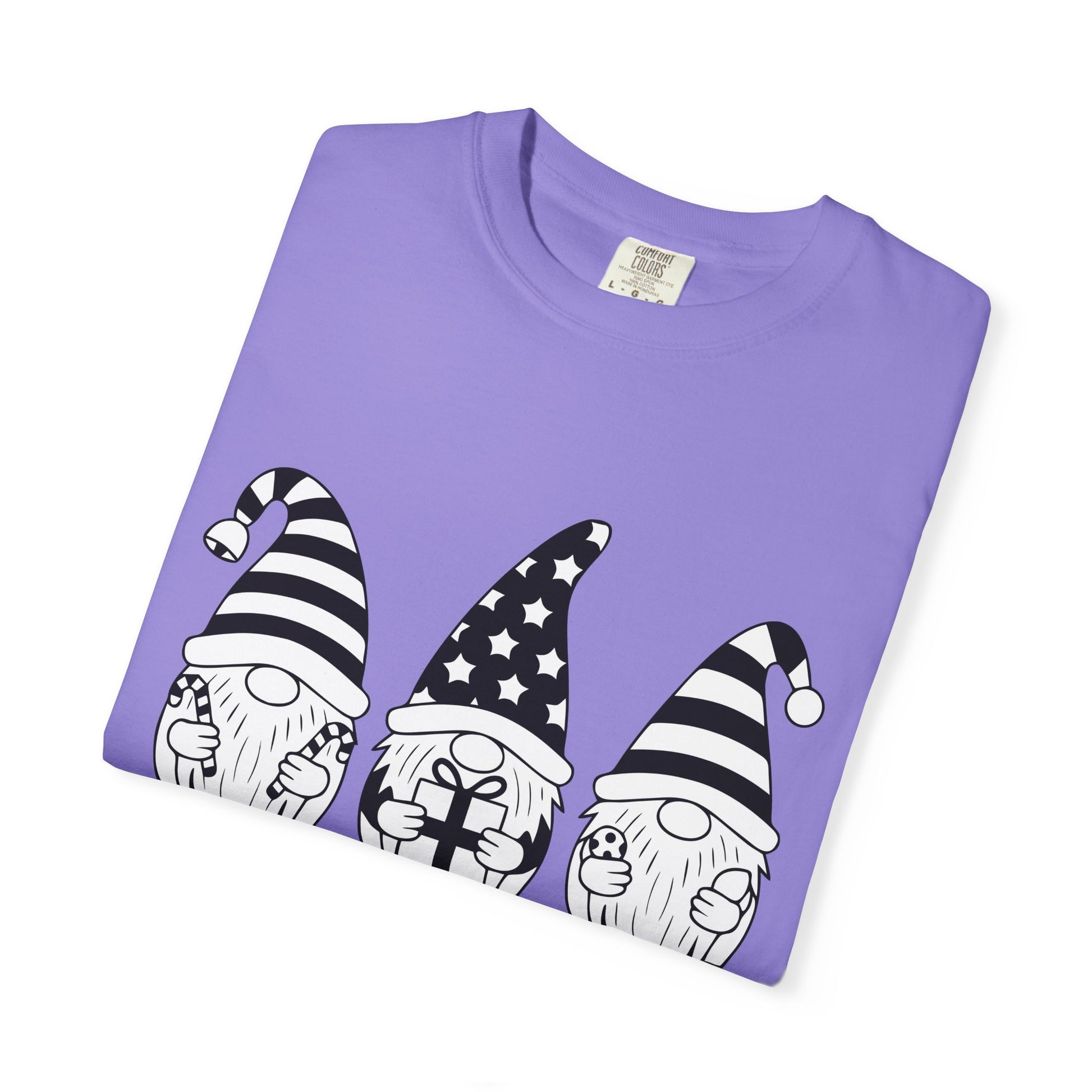 Gnome Trio Graphic T-Shirt – Patriotic Gift Gnomes Printify