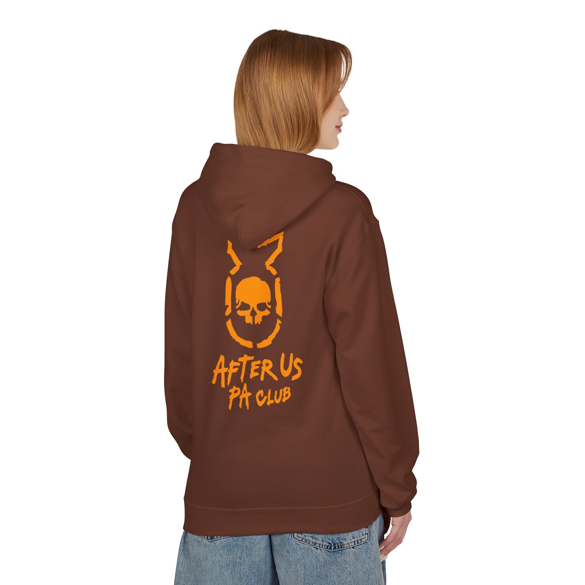Edgy Unisex Fleece Hoodie - After Us PA Club, Casual Streetwear, Gift for Music Lovers, Home Lounge Wear, Unique Graphic Design Printify