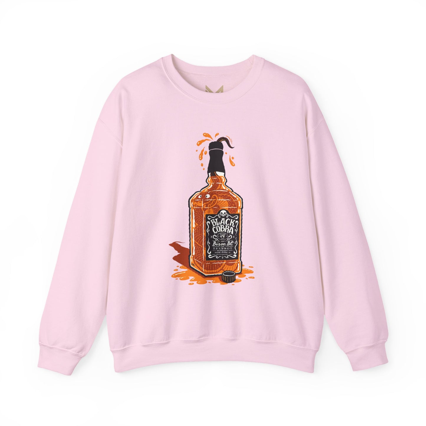 Whiskey Splash Sweatshirt, Cozy Unisex Sweatshirt, Casual Fall Fashion, Perfect Gift for Whiskey Lovers, Comfortable Crewneck Printify