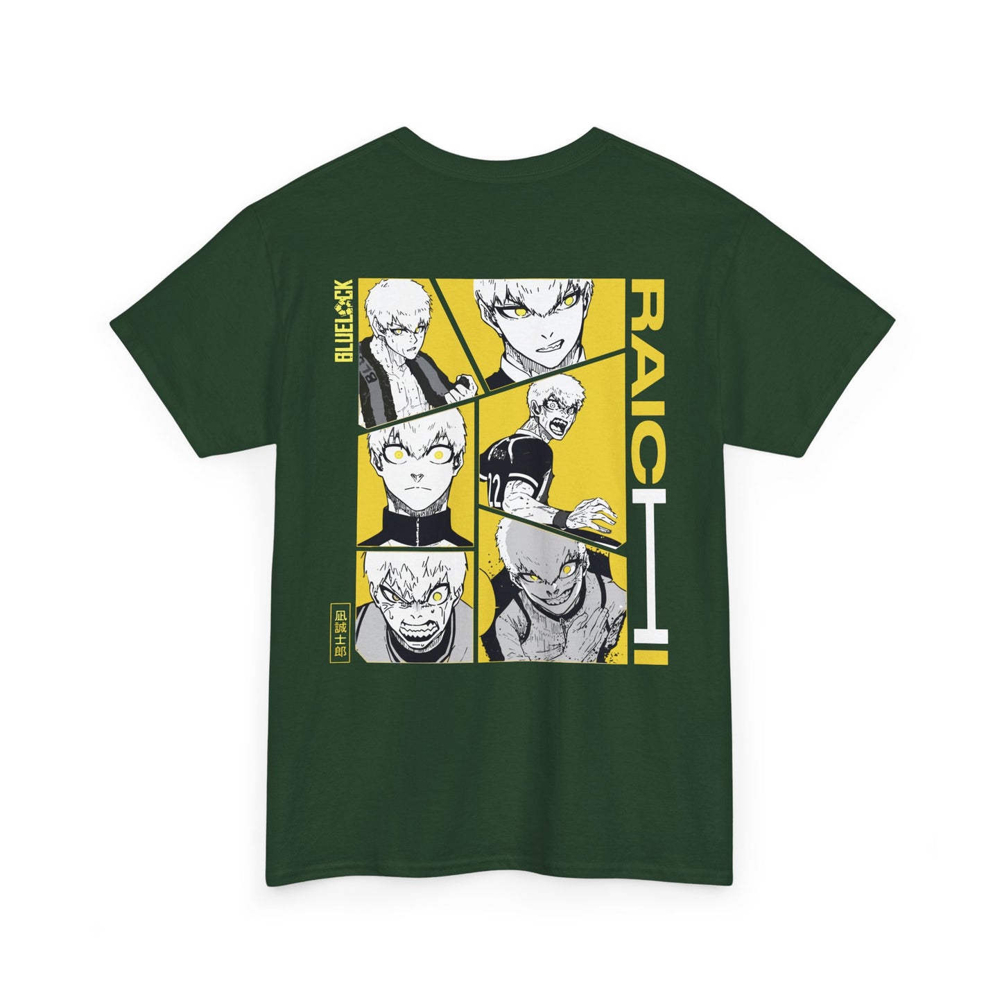 Raichi "Heat" Blue Lock Heavyweight Tee | Maklenn