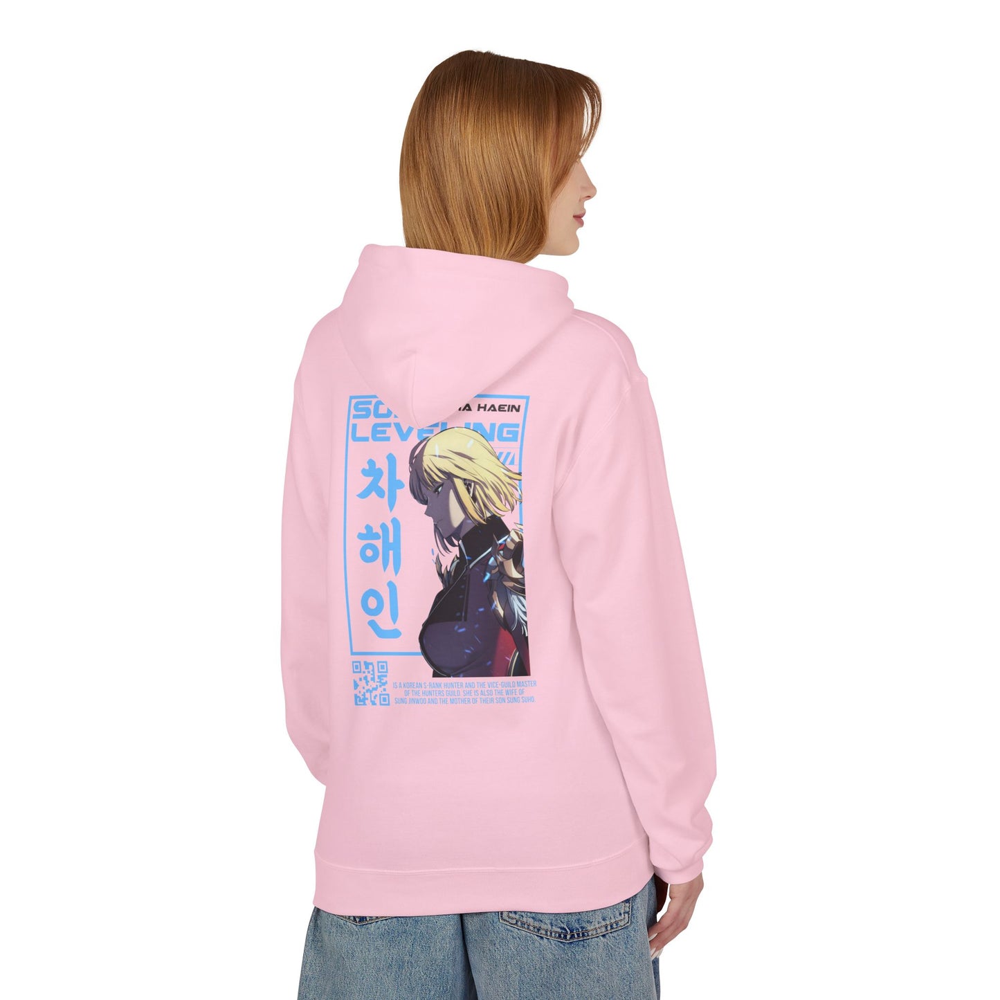 Hoodie — Solo Leveling Anime Graphic Pullover (Korean Text)