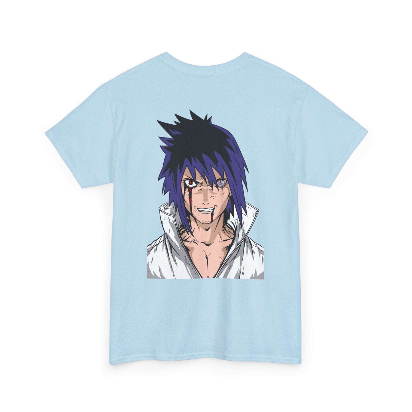 Anime Character Graphic Tee — Blue-Haired Manga Hero Back Print Maklenn Anime Character Graphic Tee — Blue-Haired Manga Hero Back Print T-Shirt Maklenn www.maklenn.com India 21.80