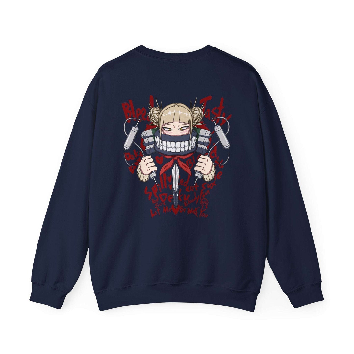 Graphic Crewneck Sweatshirt — Grinning Girl Horror Manga Design Maklenn Graphic Crewneck Sweatshirt — Grinning Girl Horror Manga Design Sweatshirt Maklenn www.maklenn.com India 33.23