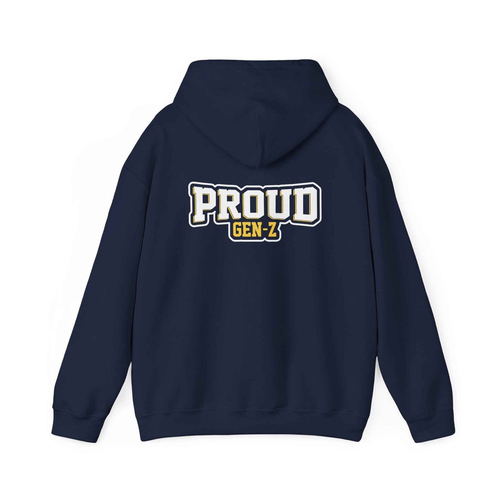 Proud Gen-Z Hoodie, Cozy Streetwear for Teens, Unisex Sweatshirt, Perfect Gift for Graduations, Everyday Casual Wear, Trendy Apparel