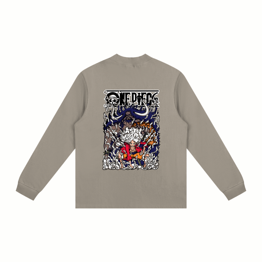 Luffy and Kaido | One Piece | Neck Sweatshirt ODMPOD