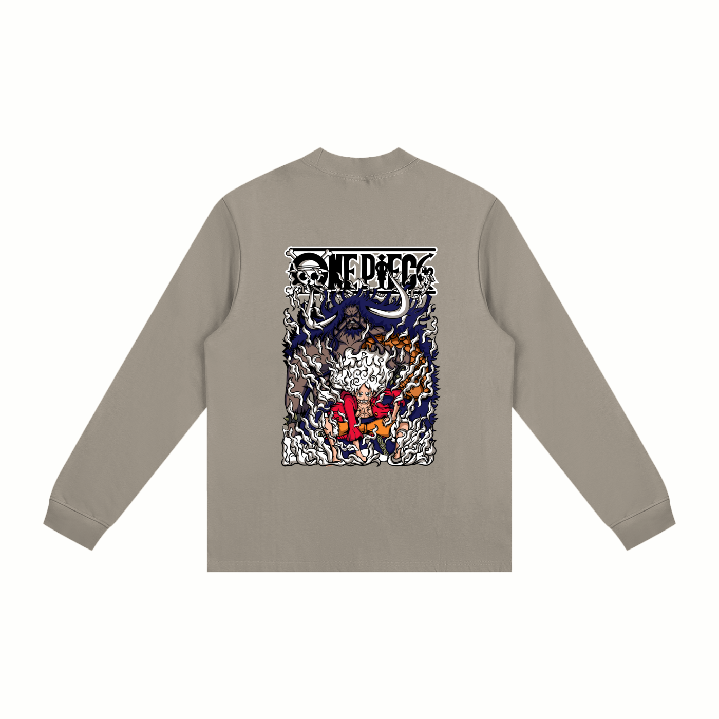 Luffy and Kaido | One Piece | Neck Sweatshirt ODMPOD