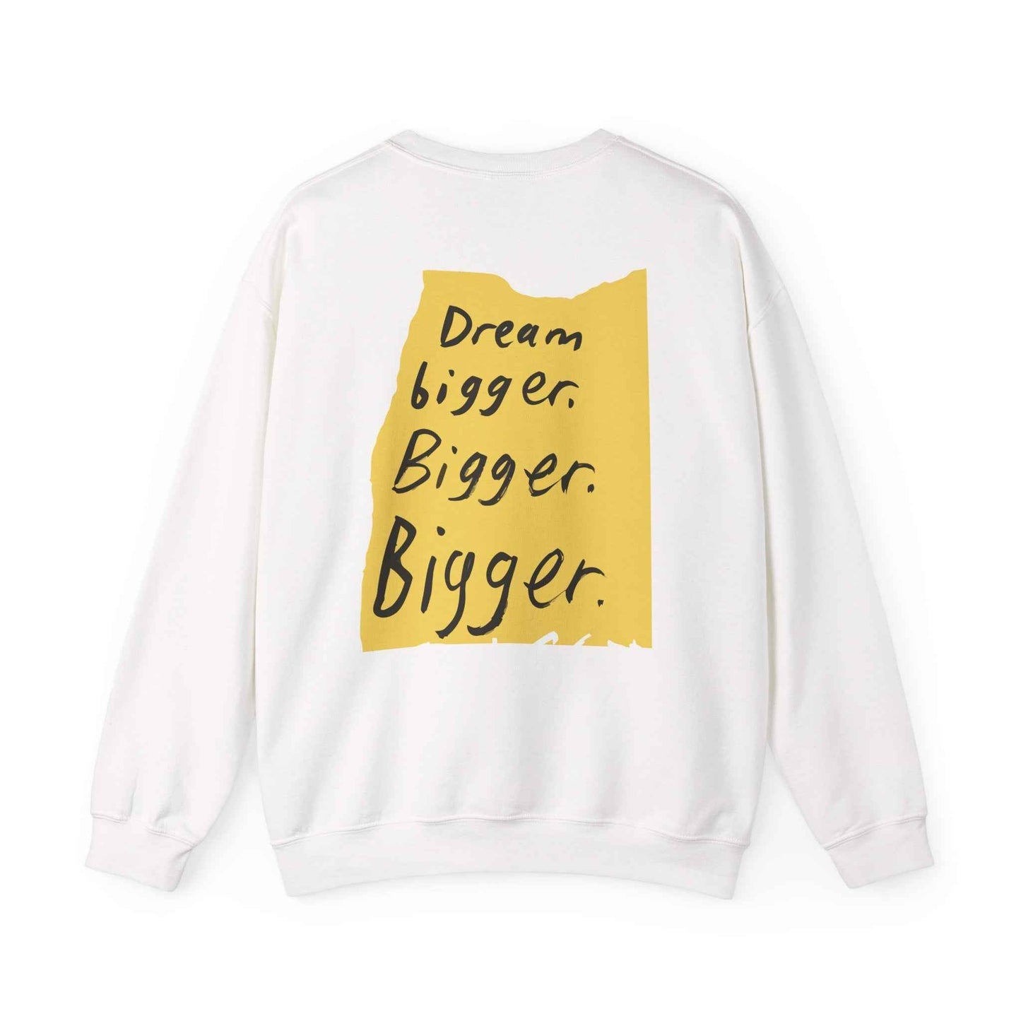 Inspirational Crewneck Sweatshirt | Dream Bigger Motivation, Unisex Apparel, Cozy Gift, Casual Wear, Perfect for Everyday