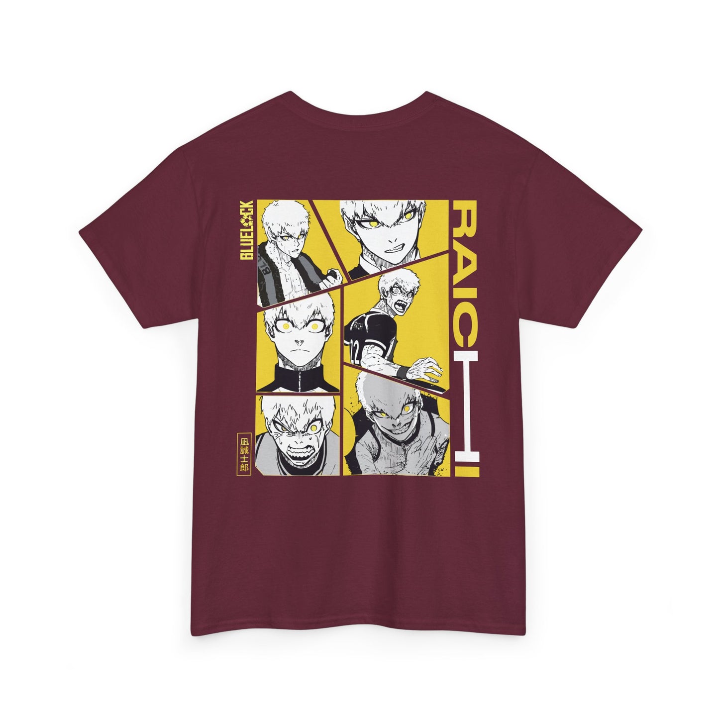 Raichi "Heat" Blue Lock Heavyweight Tee | Maklenn