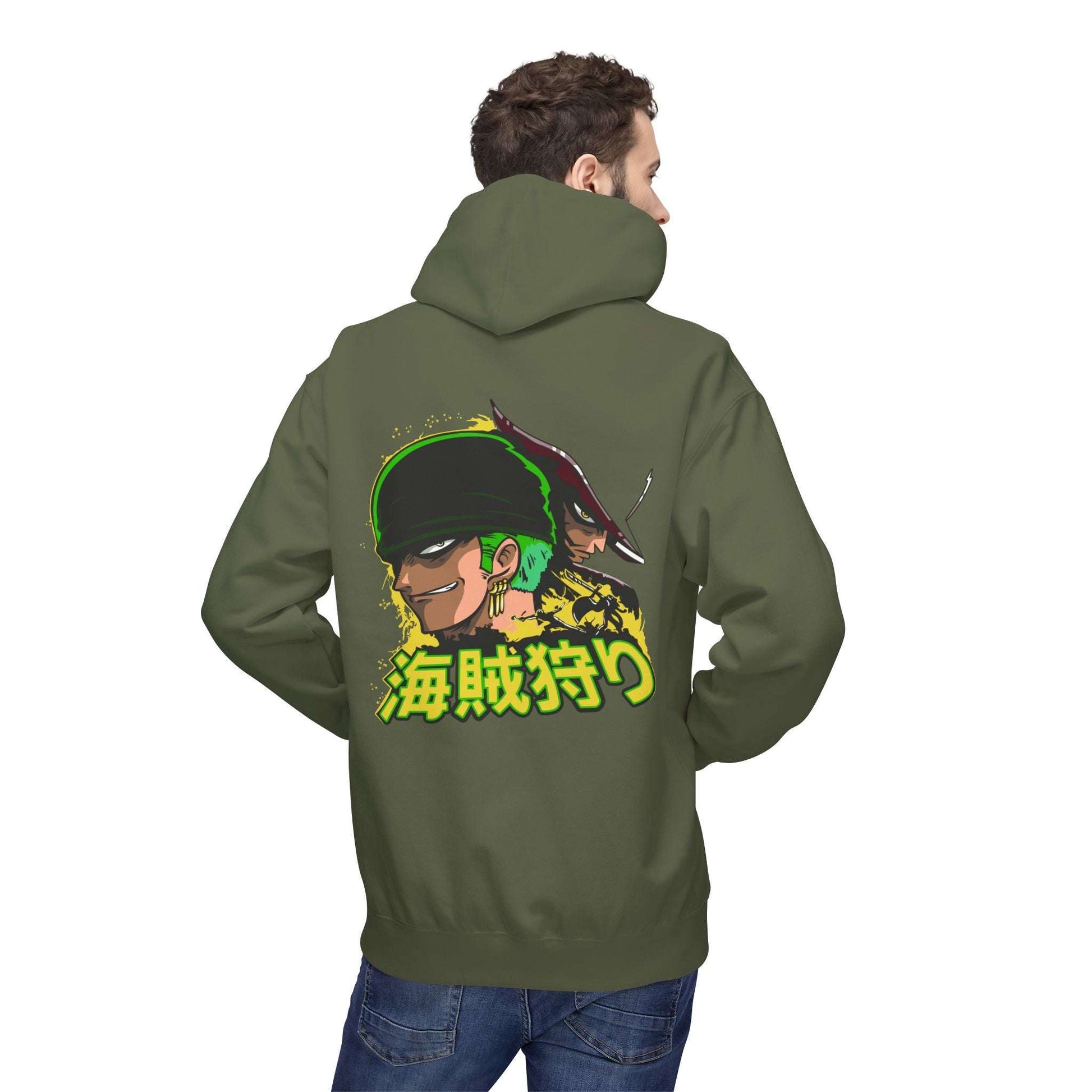 Hoodie - Zoro Pirate Hunter Anime Graphic Hoodie (海賊狩り) Maklenn Hoodie - Zoro Pirate Hunter Anime Graphic Hoodie (海賊狩り) Hoodie Maklenn www.maklenn.com India 39.87