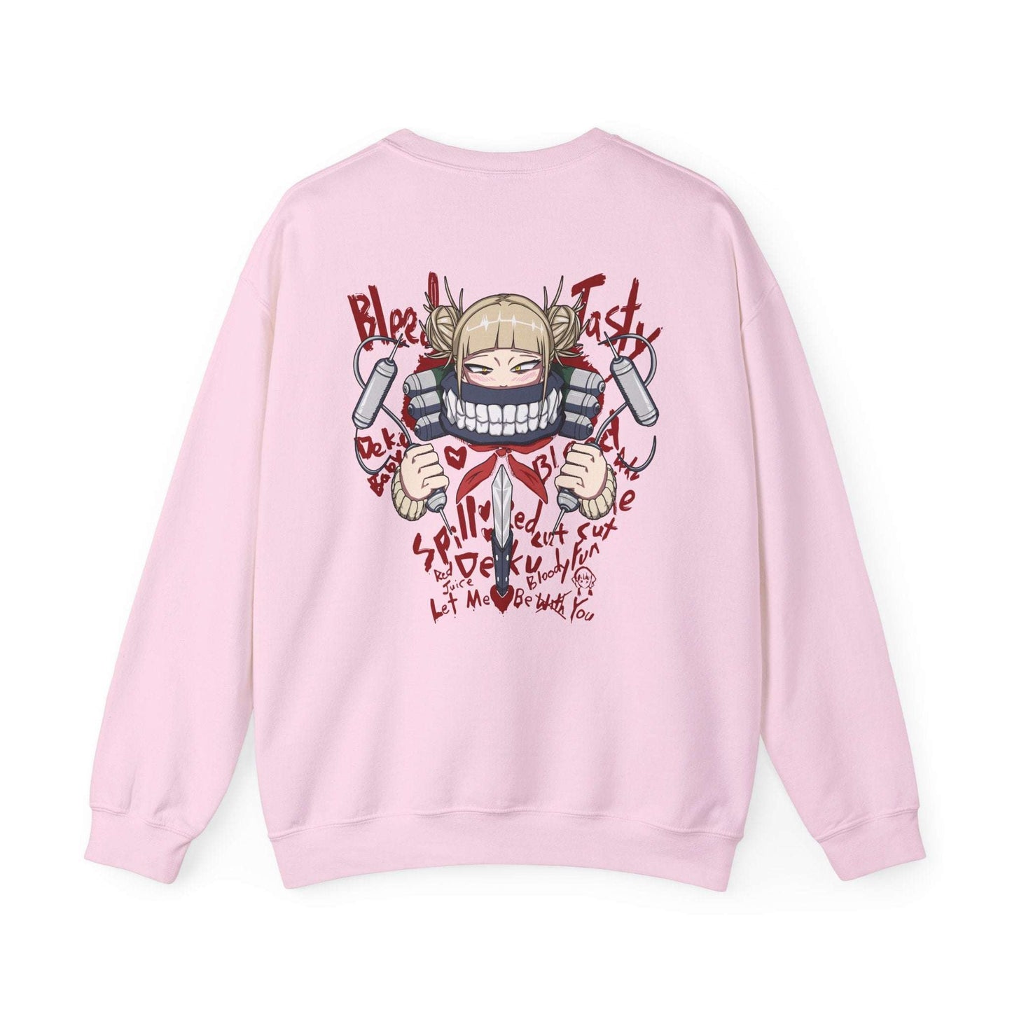 Graphic Crewneck Sweatshirt — Grinning Girl Horror Manga Design Maklenn Graphic Crewneck Sweatshirt — Grinning Girl Horror Manga Design Sweatshirt Maklenn www.maklenn.com India 33.23
