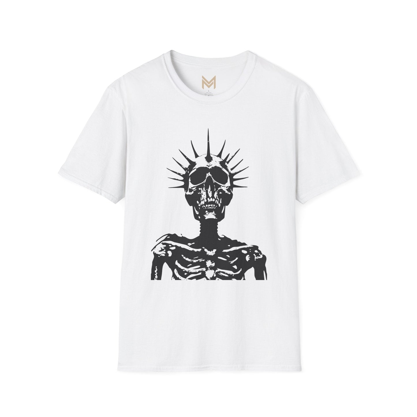Edgy Skeleton Graphic Tee | Unisex Softstyle T-Shirt, Halloween Costume, Alternative Fashion, Gift for Him/Her, Casual Wear Printify