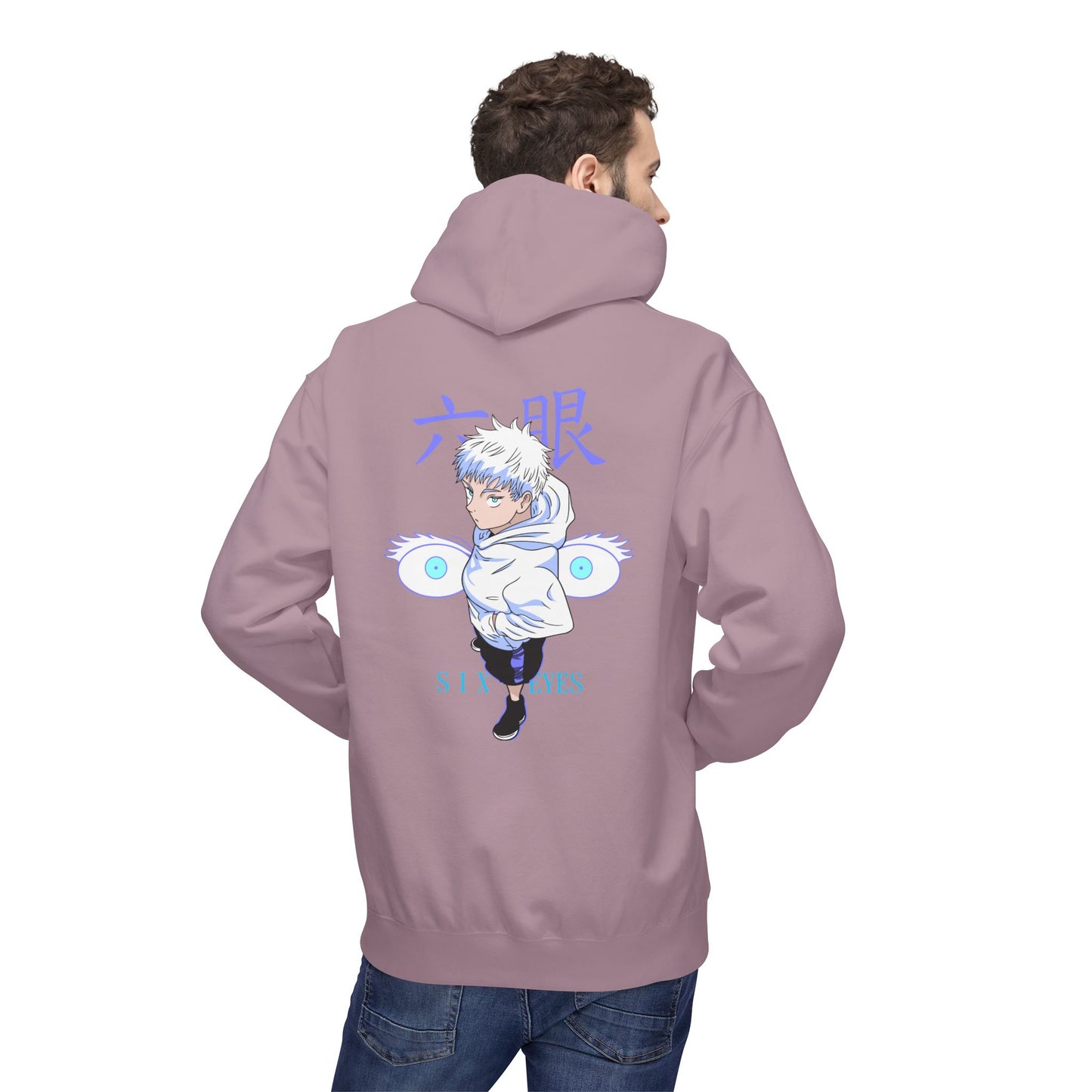 Jujutsu Kaisen Satoru Gojo Hoodie — Six Eyes Graphic Anime Pullover