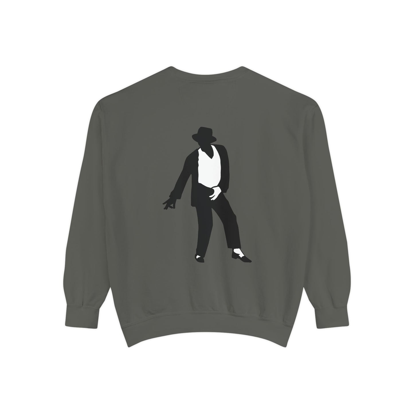 Stylish Unisex Garment-Dyed Sweatshirt, Casual Wear, Gift for Music Lovers, Retro Fashion, Unique Streetwear, Perfect for Parties,Michel jackson style sweatshirt,USA trend sweatshirt Printify