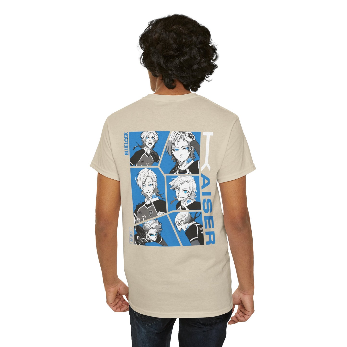 Kaiser "Blue Rose" Blue Lock Heavyweight Tee | Maklenn