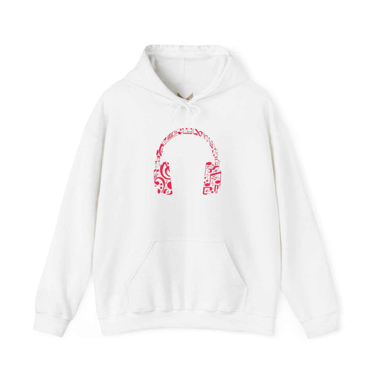 Music Vibes Hoodie - Cozy Unisex Sweatshirt for Music Lovers and Festival Goers with Headphones Design - Maklenn