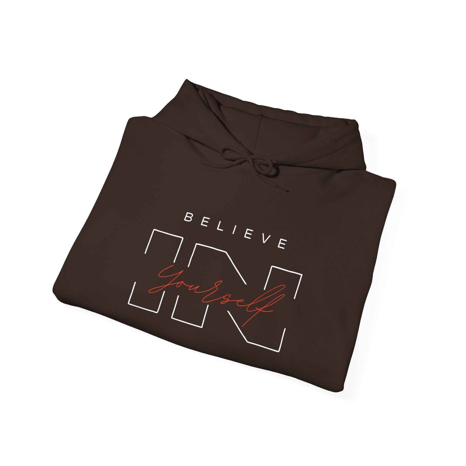 Believe in Yourself Hoodie - Inspirational Unisex Sweatshirt, Cozy Pullover, Motivational Gift, Self-Care Apparel, Everyday Comfort