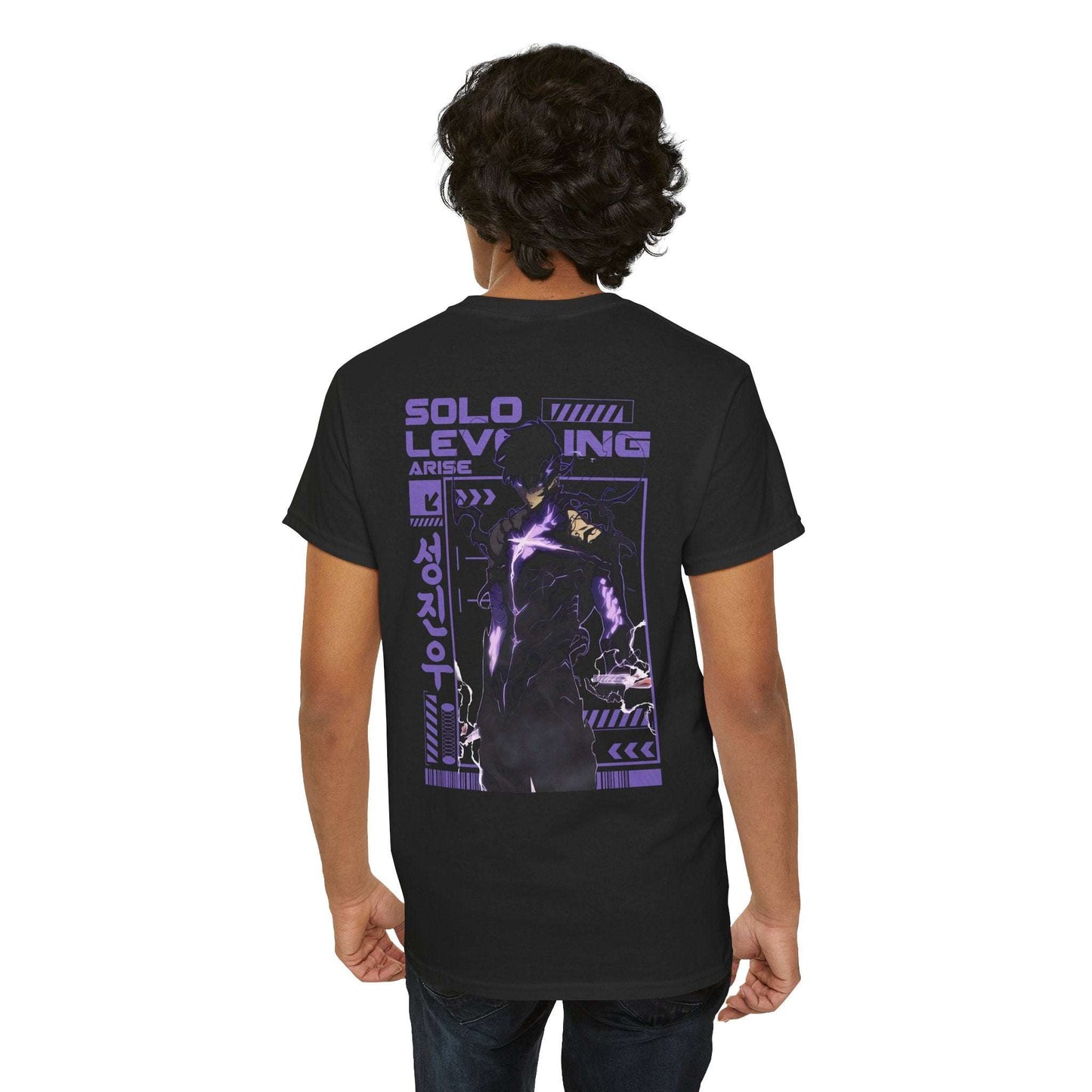 Solo Leveling Graphic Tee — Anime Manga Backprint Shirt Maklenn Solo Leveling Graphic Tee — Anime Manga Backprint Shirt T-Shirt Maklenn www.maklenn.com India 21.80