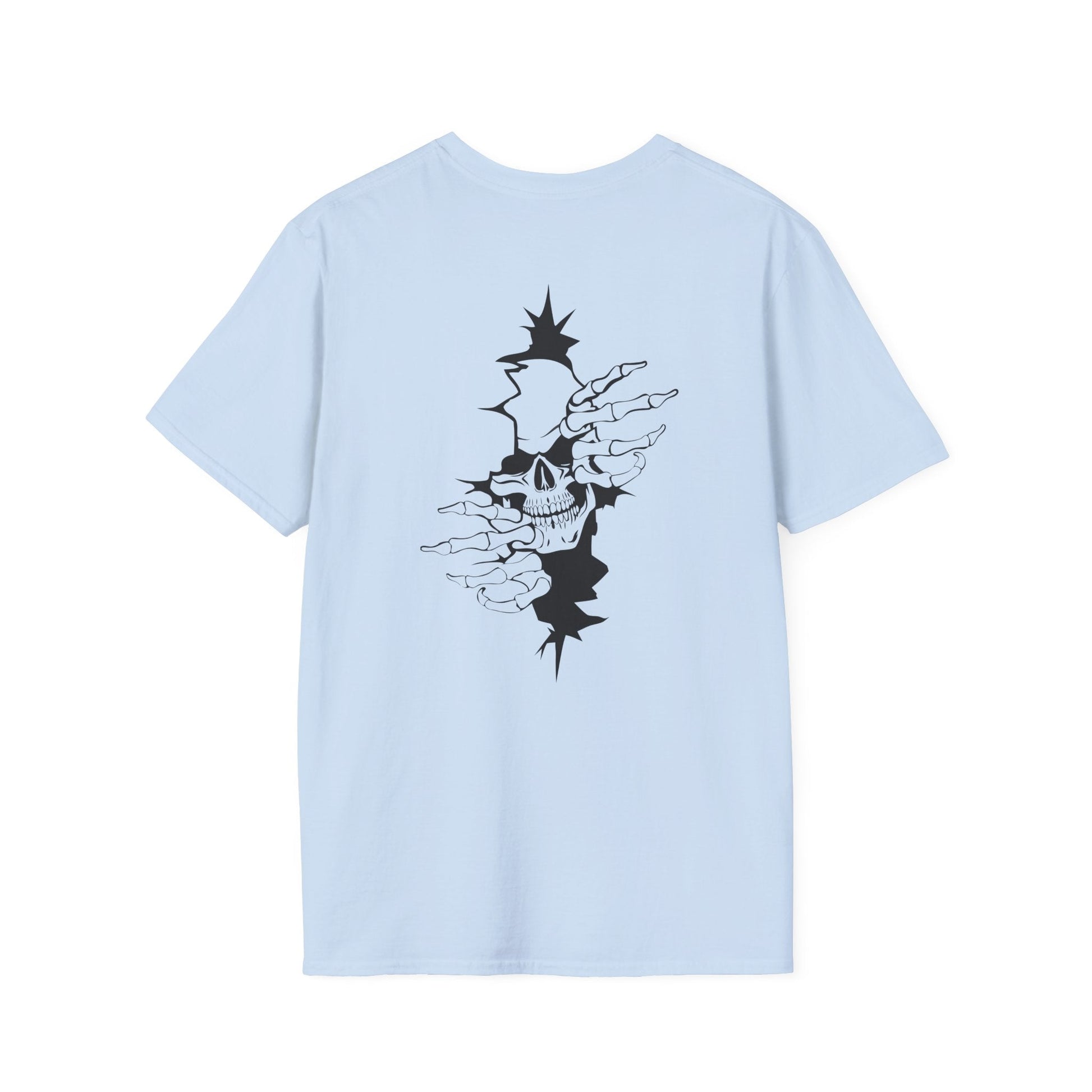Edgy Skull Graphic Tee | Perfect for Casual Outings, Festivals, Halloween, and Gifts for Punk Rock Lovers Printify