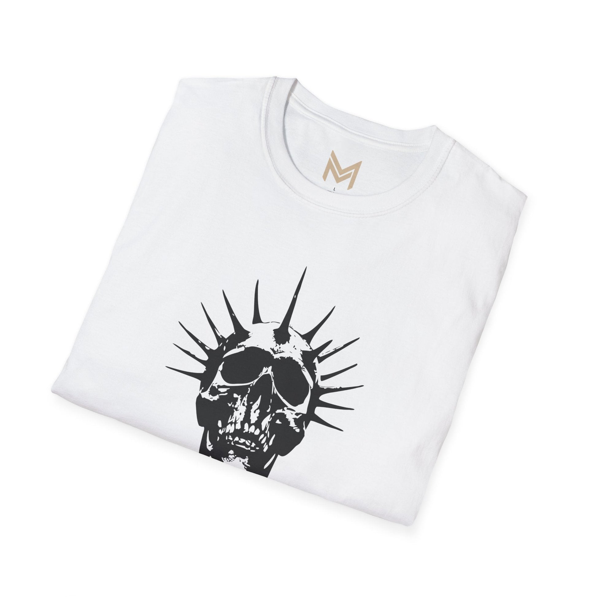 Edgy Skeleton Graphic Tee | Unisex Softstyle T-Shirt, Halloween Costume, Alternative Fashion, Gift for Him/Her, Casual Wear Printify