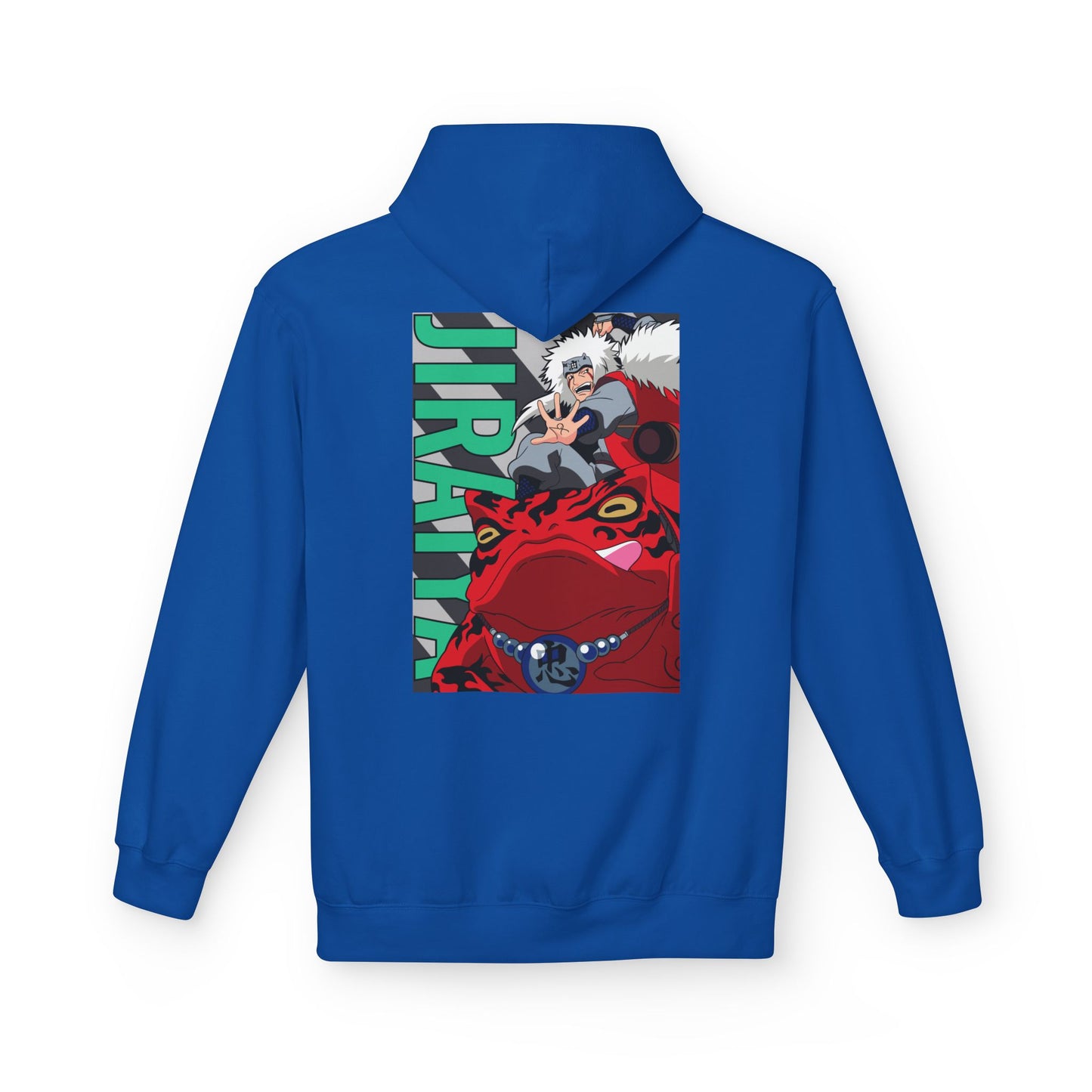 Anime Jiraiya Frog Graphic Hoodie — Naruto Sage Mode Back Print
