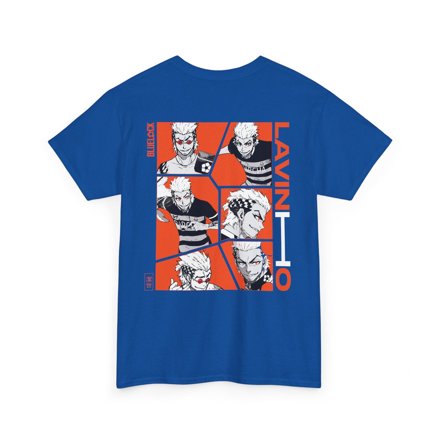 Lavinho "Samba Star" Blue Lock Heavyweight Tee | Maklenn