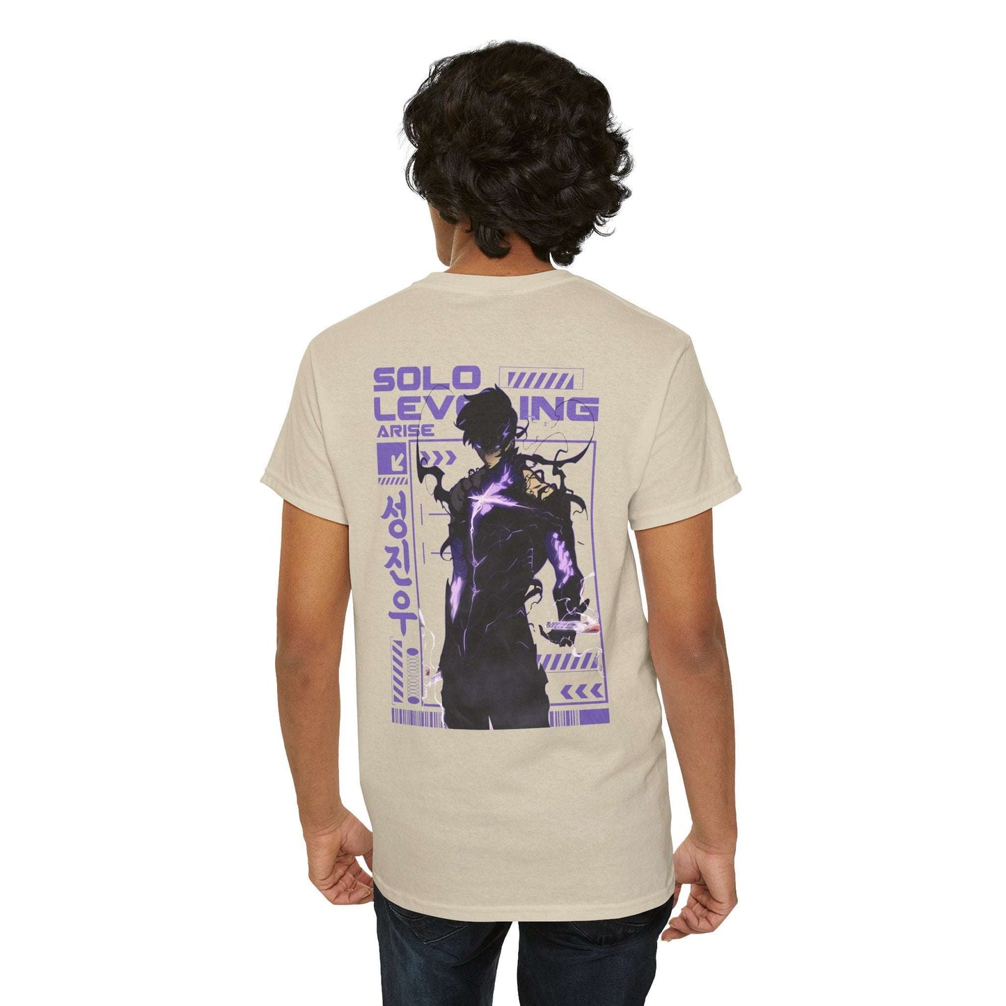 Solo Leveling Graphic Tee — Anime Manga Backprint Shirt Maklenn Solo Leveling Graphic Tee — Anime Manga Backprint Shirt T-Shirt Maklenn www.maklenn.com India 21.80