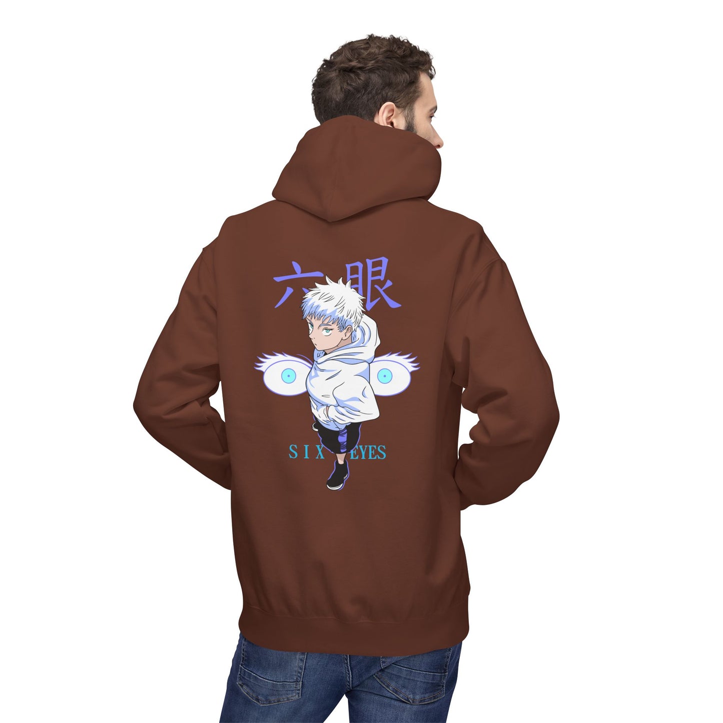 Jujutsu Kaisen Satoru Gojo Hoodie — Six Eyes Graphic Anime Pullover