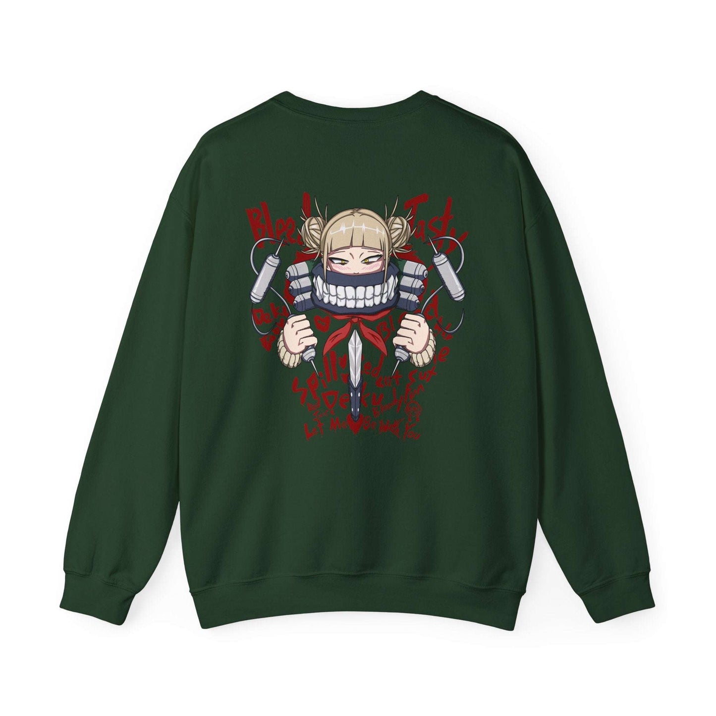 Graphic Crewneck Sweatshirt — Grinning Girl Horror Manga Design Maklenn Graphic Crewneck Sweatshirt — Grinning Girl Horror Manga Design Sweatshirt Maklenn www.maklenn.com India 33.23