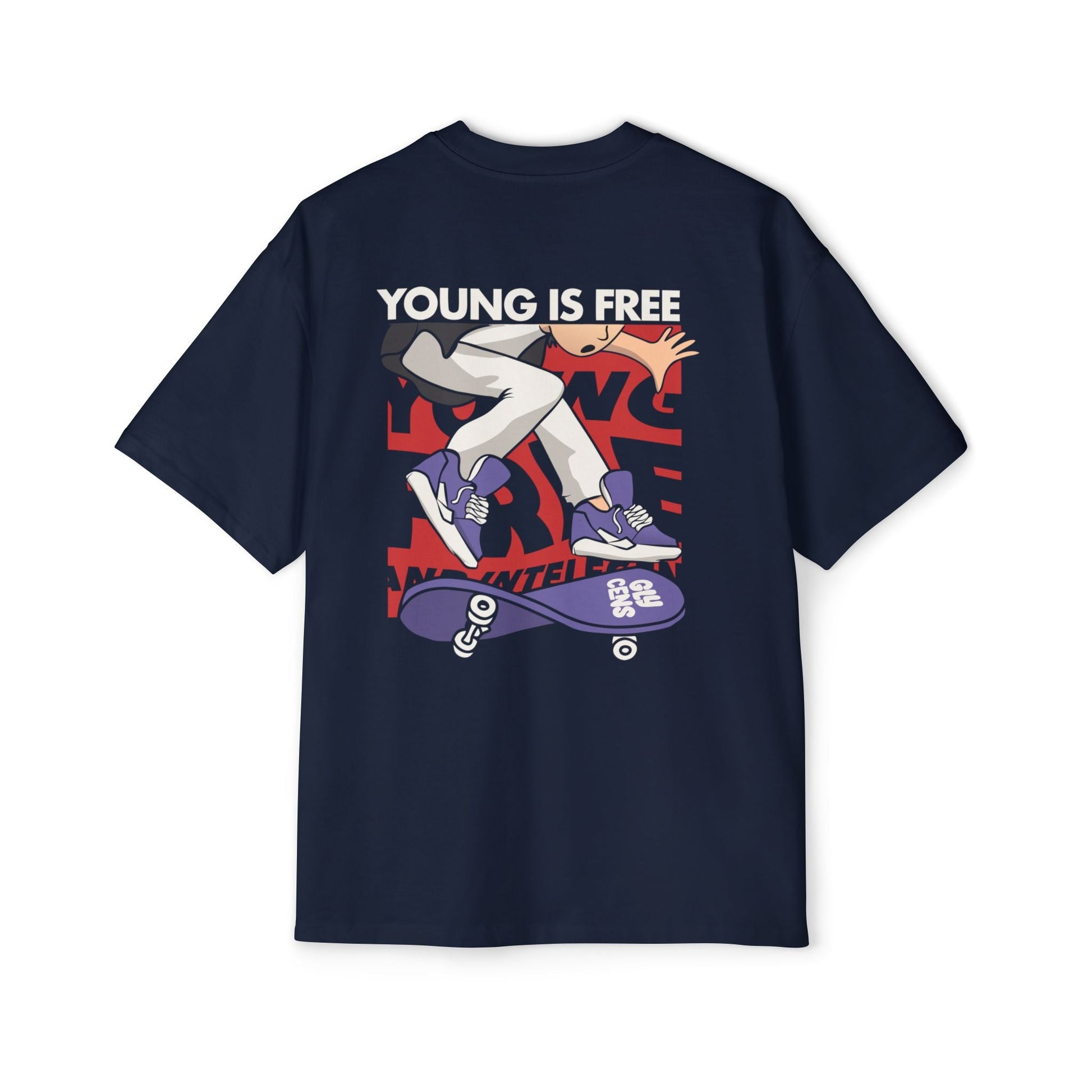 Skate Culture Men's Oversized Tee, Graphic Tee, Casual Wear, Streetwear, Birthday Gift, Summer Fashion, Youth Style - Maklenn